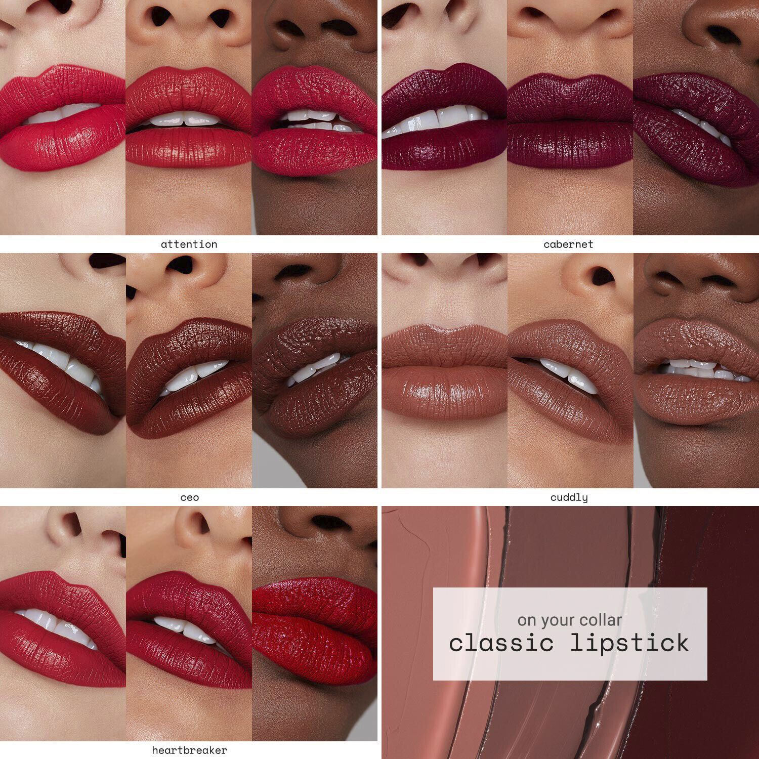 On your collar - Classic Lipstick