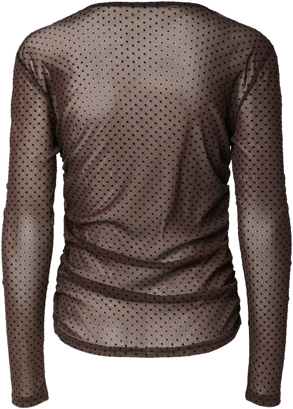 Pcbobo Ls Mesh Rouching Top Jrs Noos