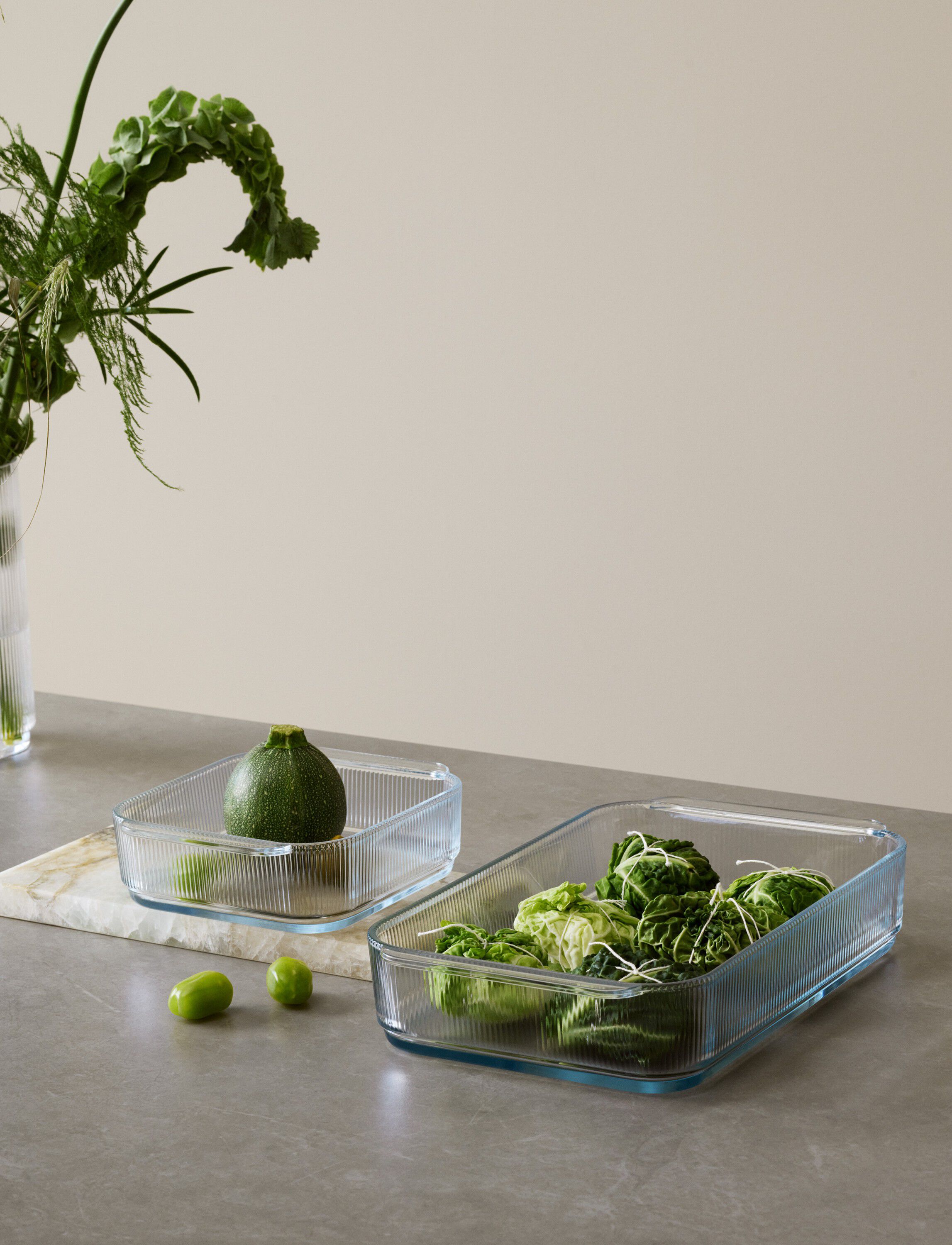 Pilastro ugnsfast fat L 33. 1 cm clear