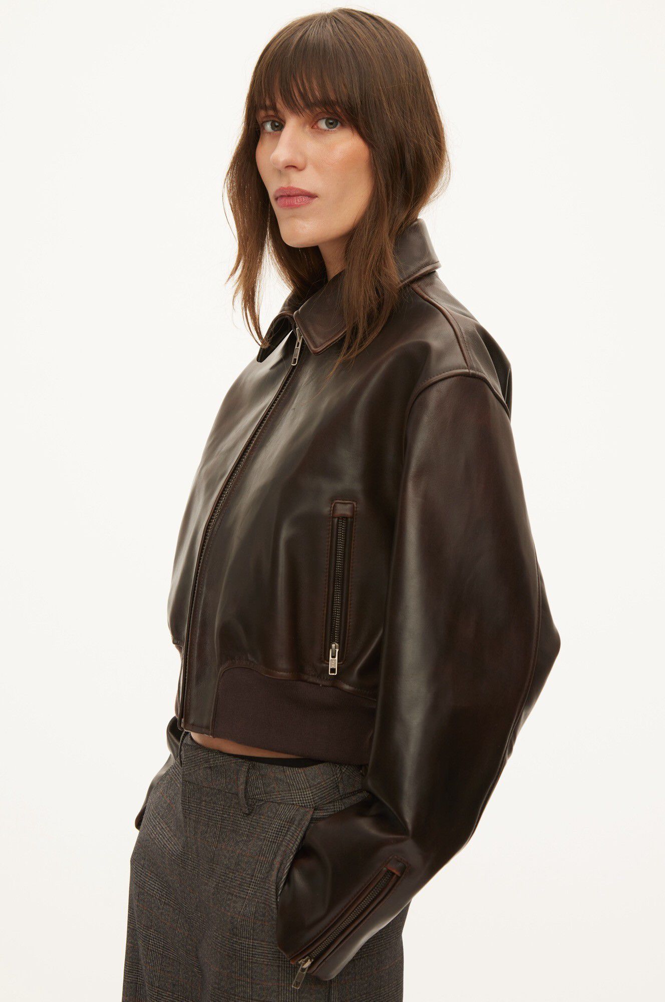 Marilyn Leather bomber