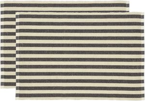 Bordstablett 33x48 2-pack Statement Stripe Ash