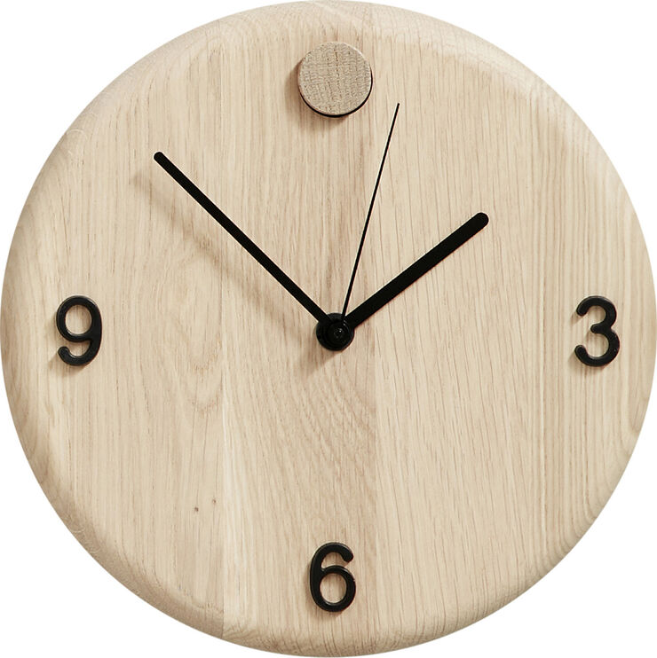 Wood time - Ø 22 cm, Oak