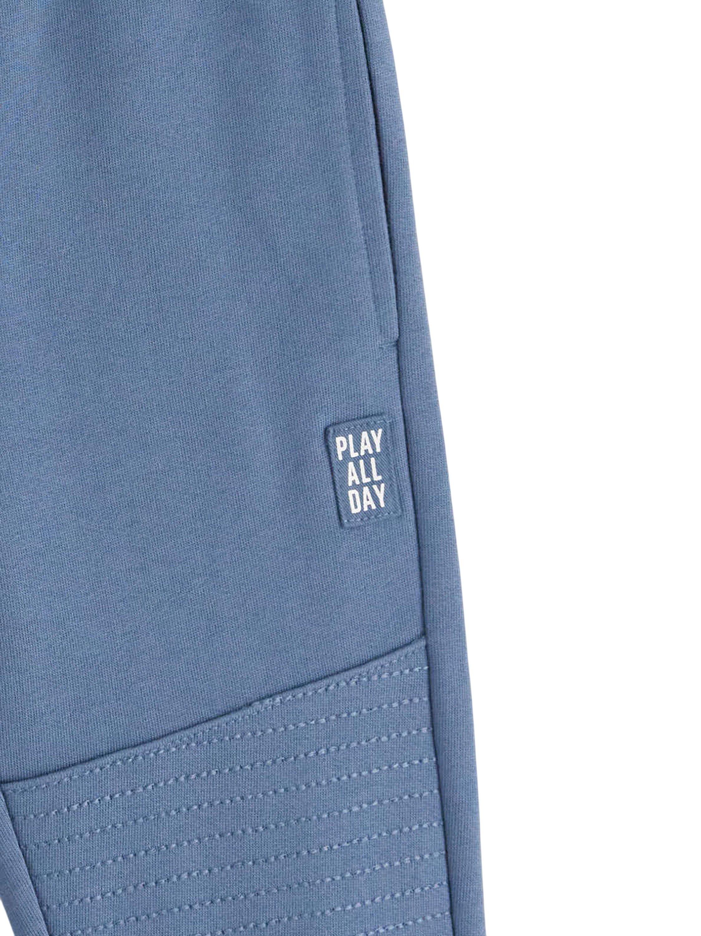 Comfy joggers in cotton with reinfo