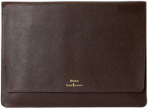 Pebbled Leather Laptop Sleeve