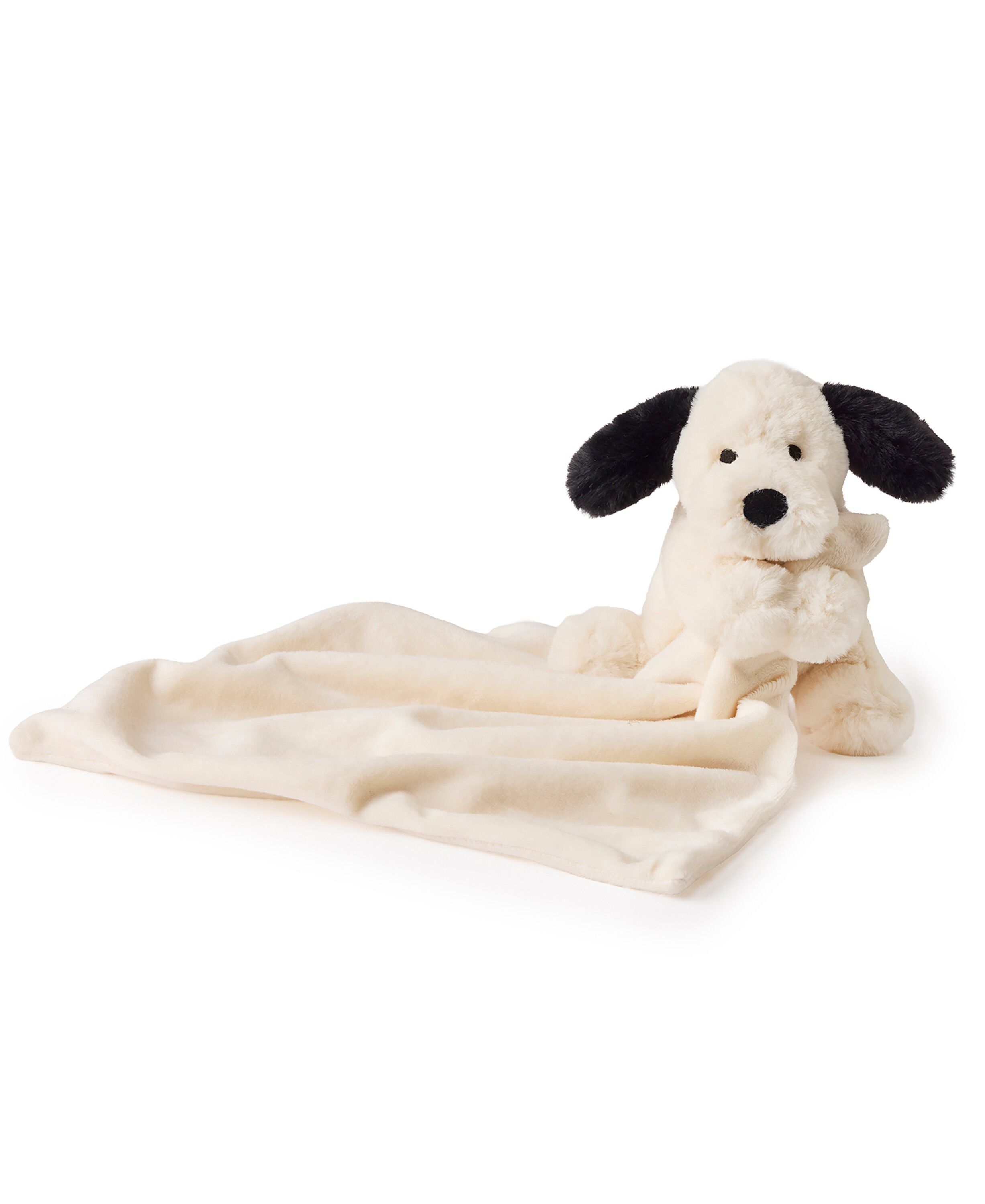 Teddy Hermann - Nusseklud - Hund sort-hvid