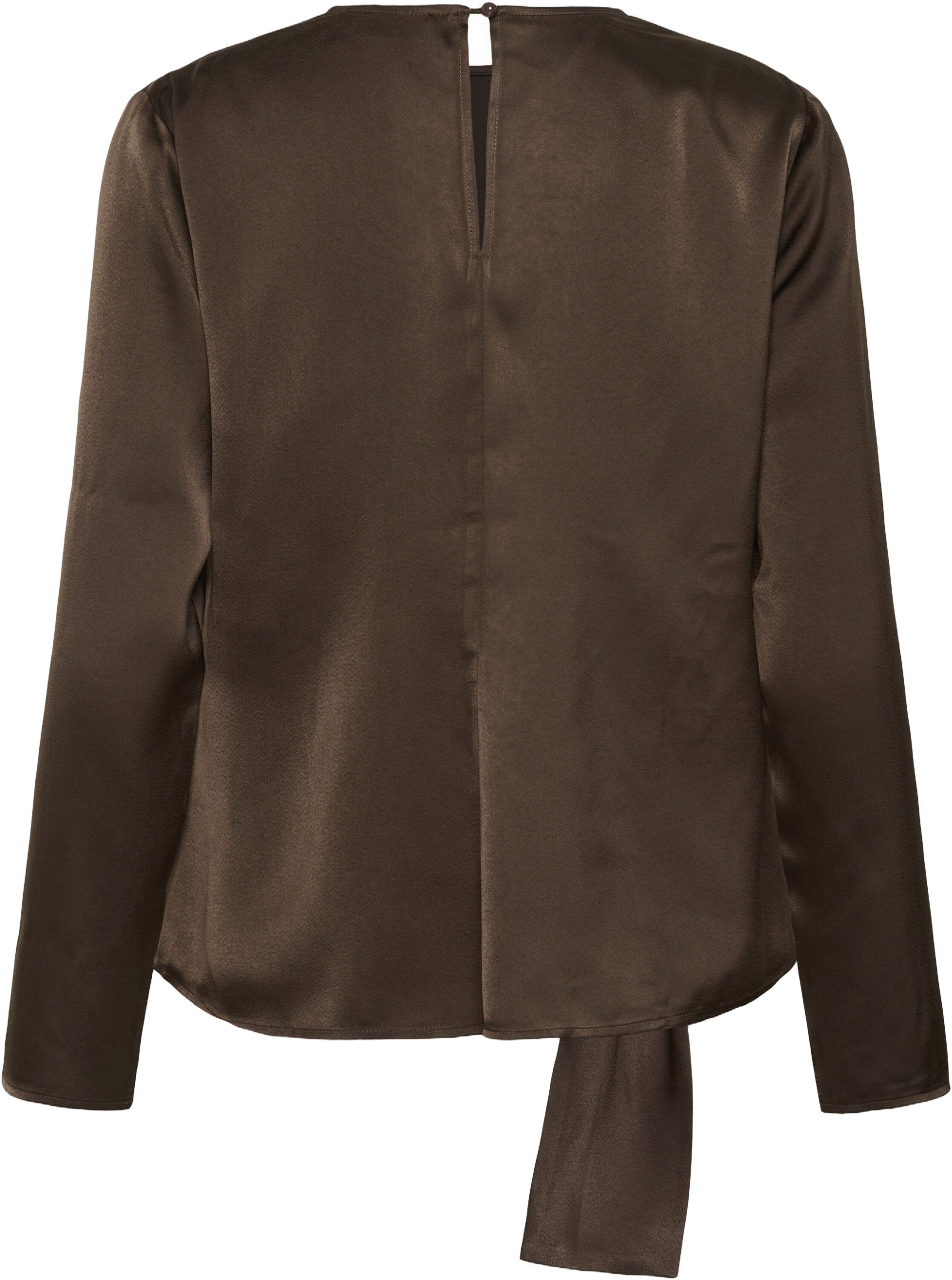 SATINEIW KNOT BLOUSE