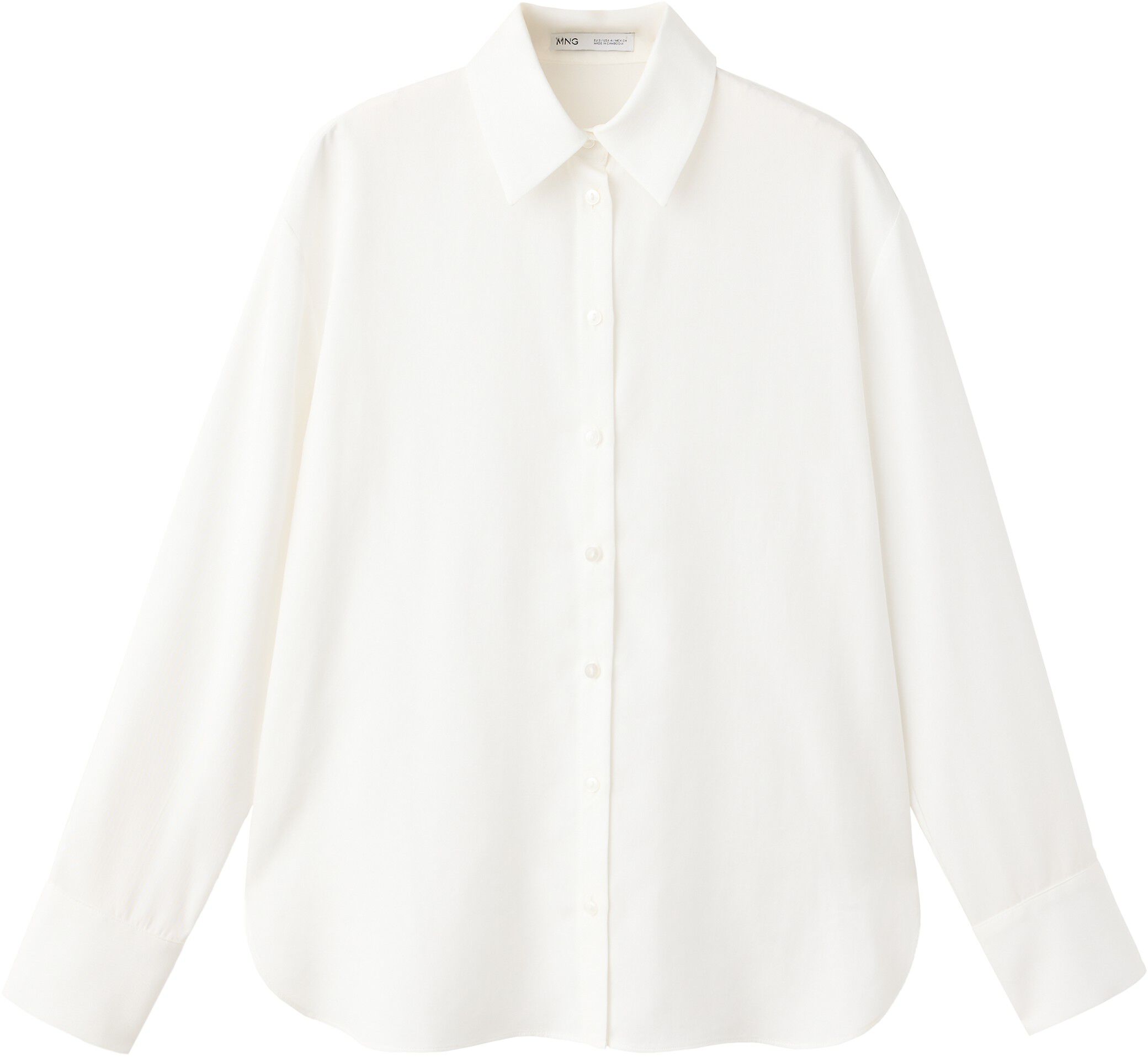 Straight lyocell shirt