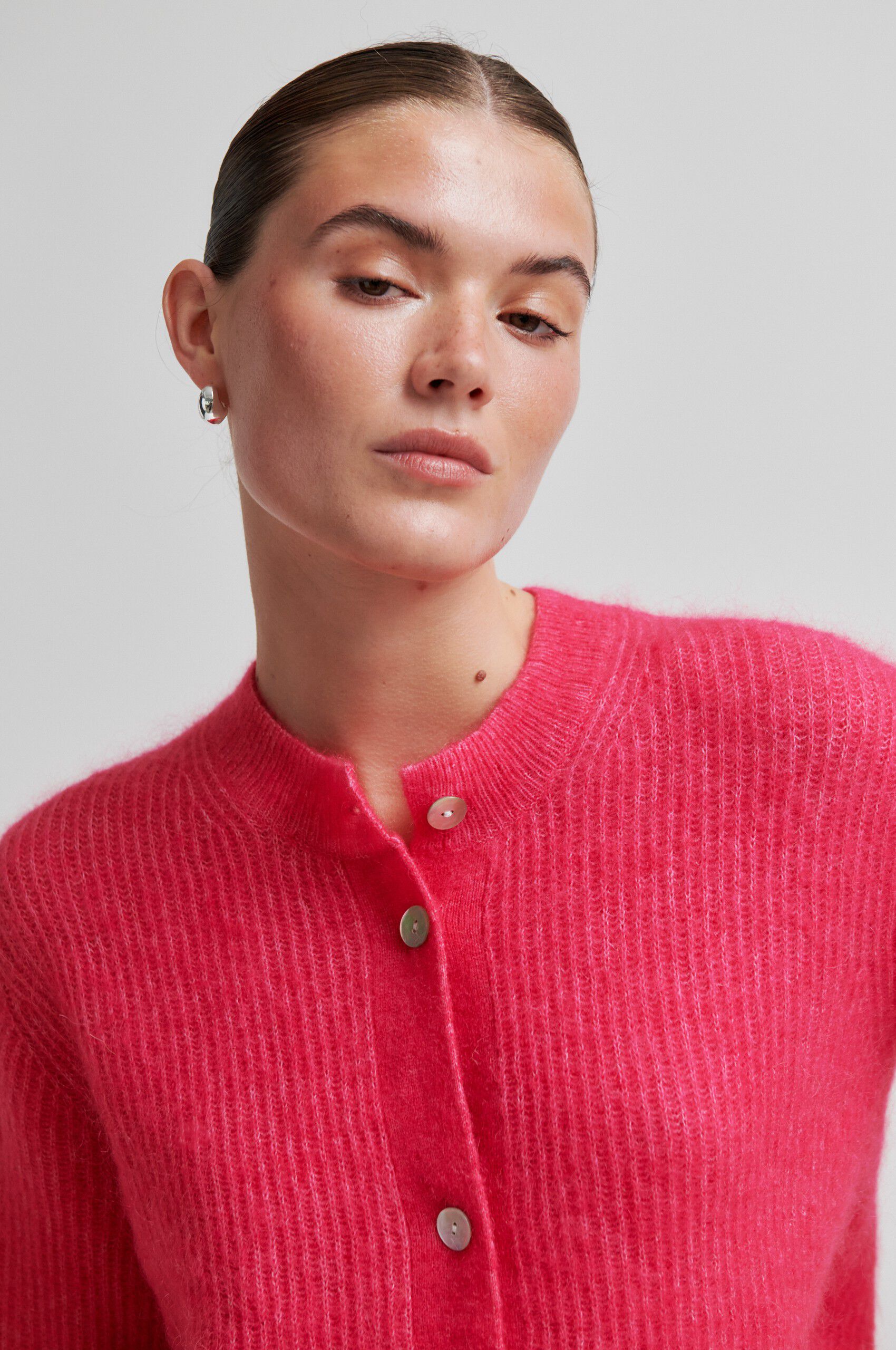Andrea Knit Rib Cardigan
