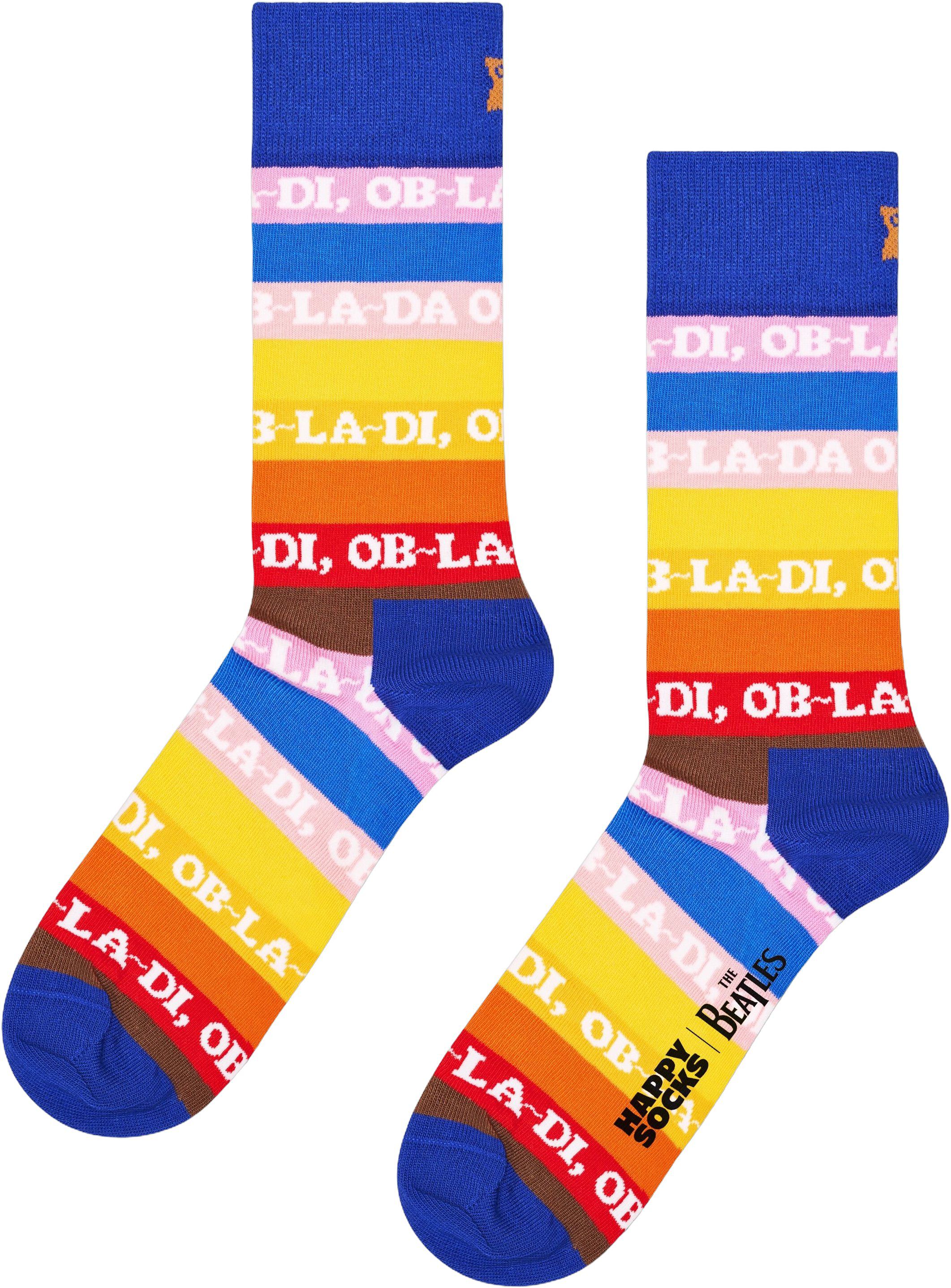 The Beatles Ob-La-Stripe Sock