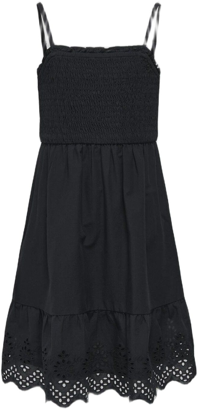 KOGLOU LIFE EMB SMOCK DRESS WVN