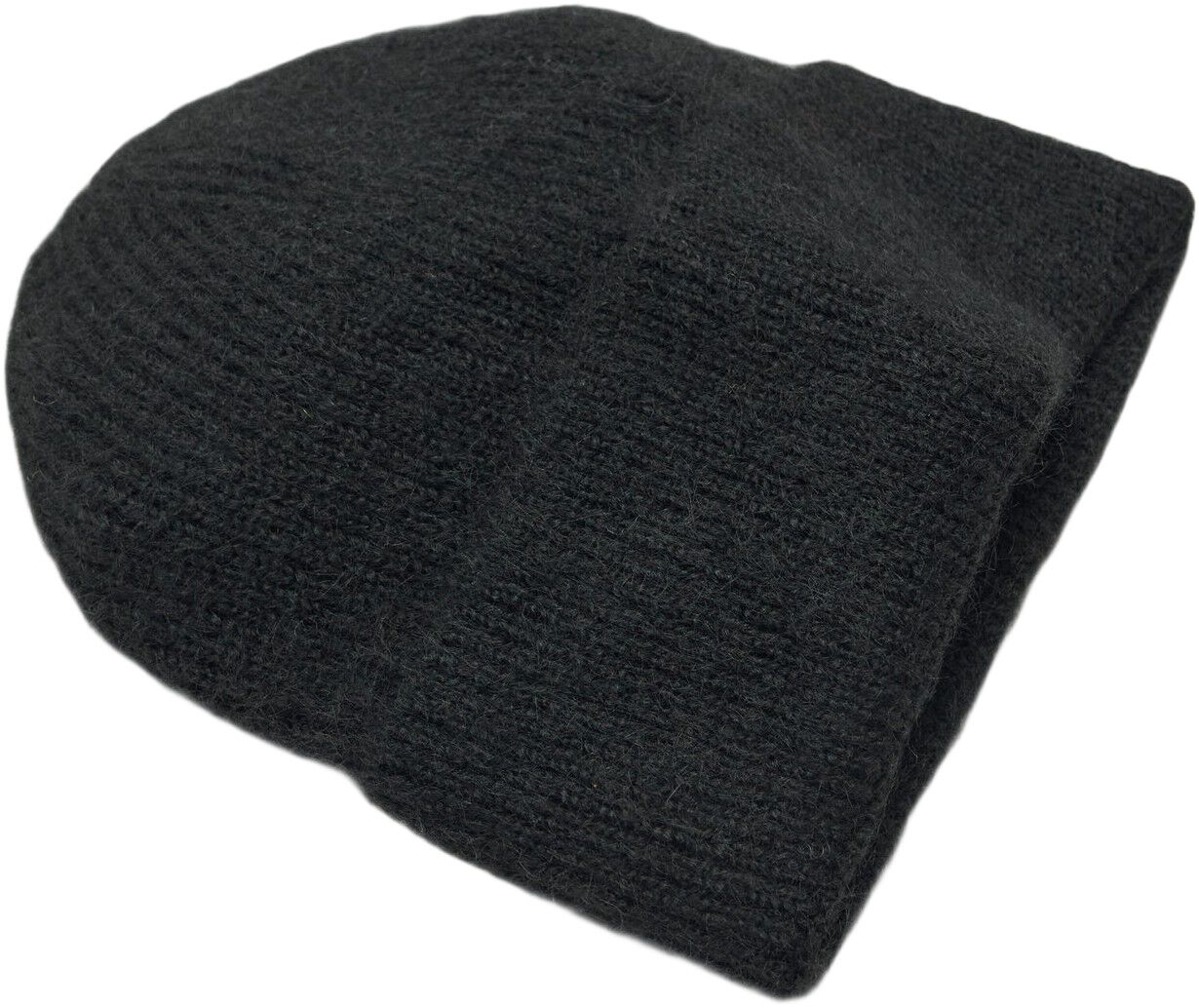Rib-knit cap