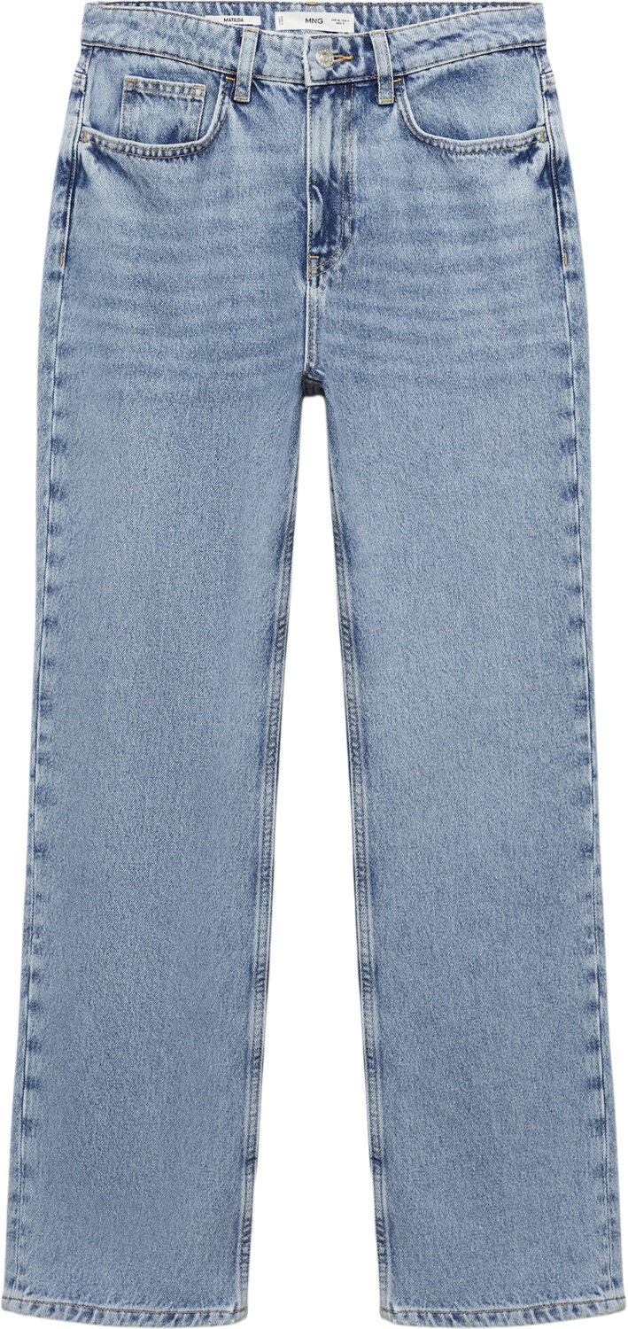 Matilda straight jeans, medium rise