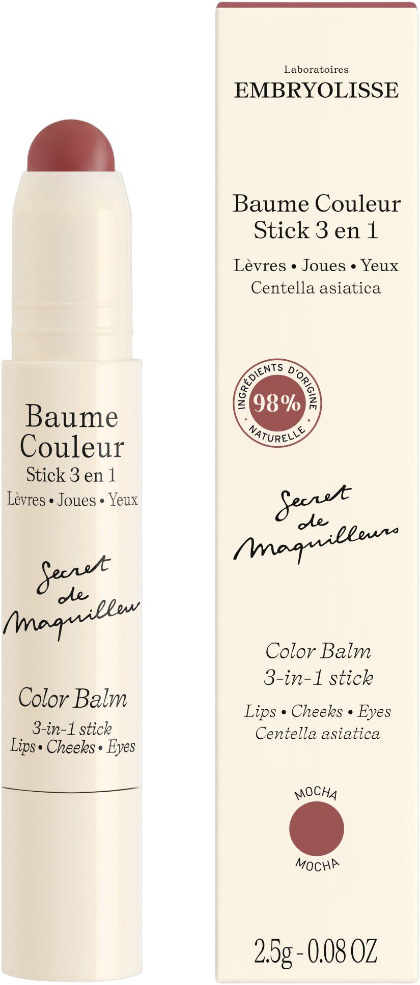 COLOR BALM 3-IN-1 STICK MOCHA