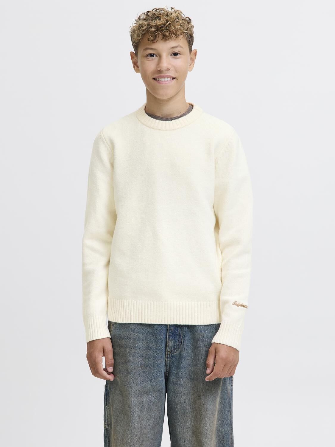 JORNORREBRO KNIT CREW NECK LN JNR