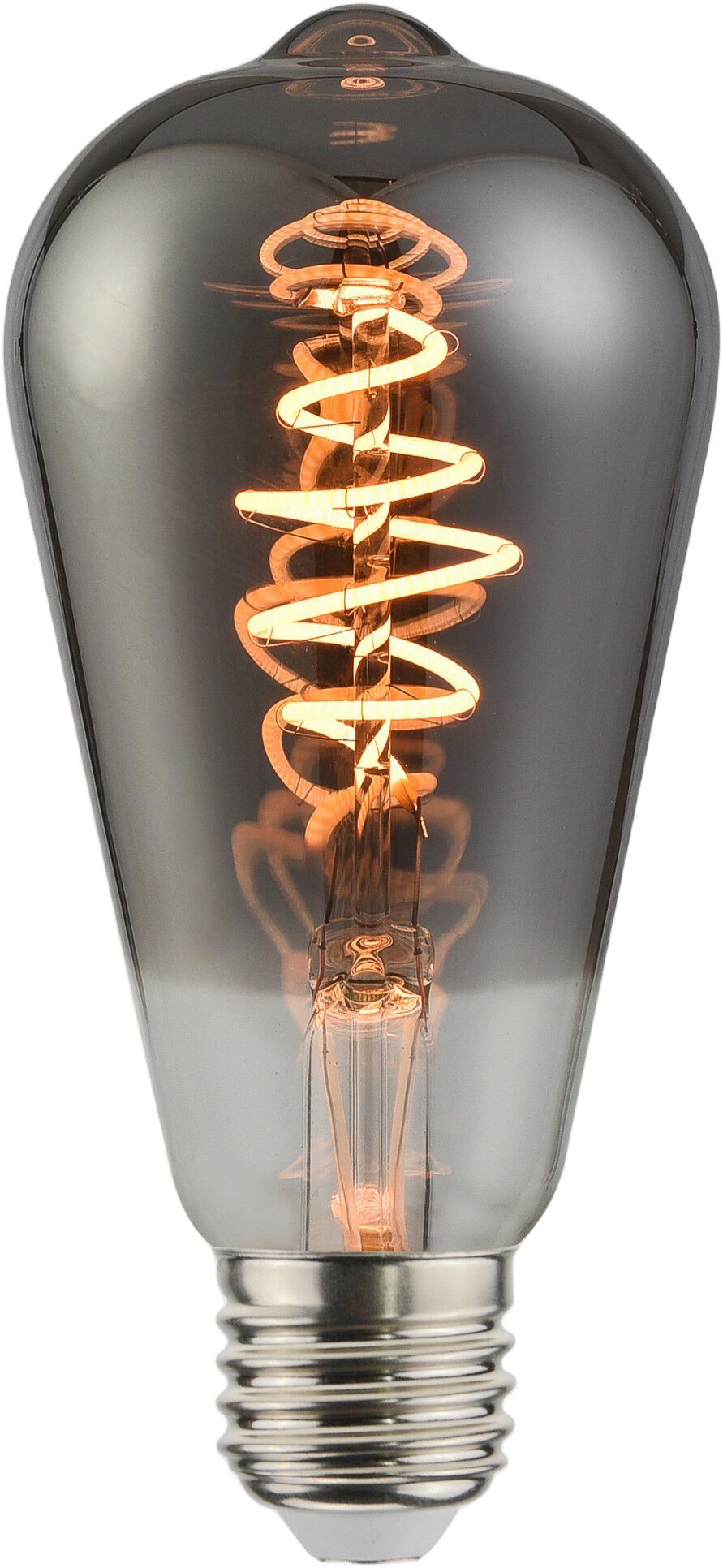 P&AElig;RE-DEKO E27 ST64 SPIRAL EDISON D&AElig;MP R&Oslash;GF.