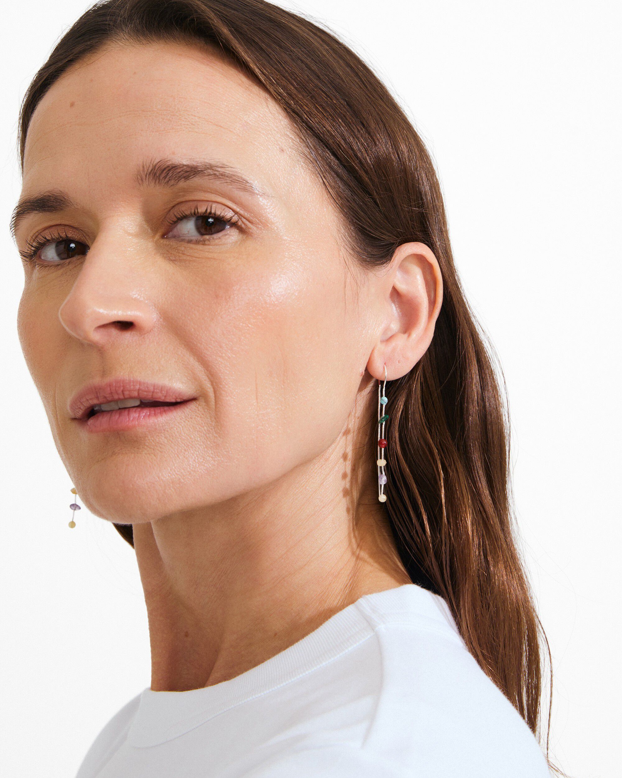 HERE earrings silver-plated/multi