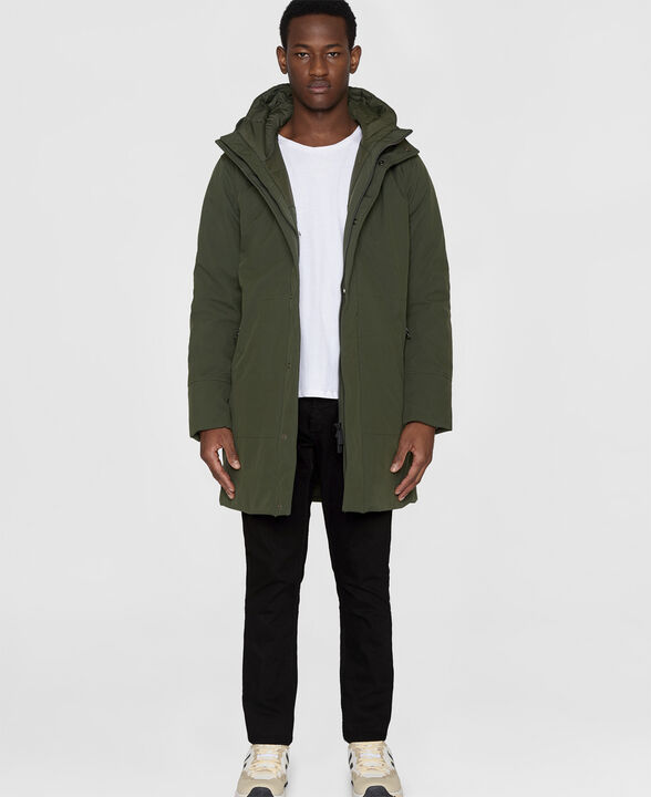 Long soft shell jacket CLIMATE SHELL - GRS/Vegan