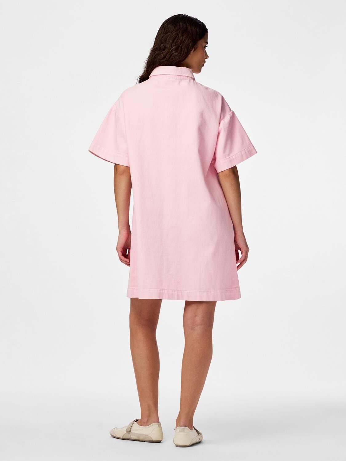 Pcsky Ss A-Shape Denim Dress Noos Bc