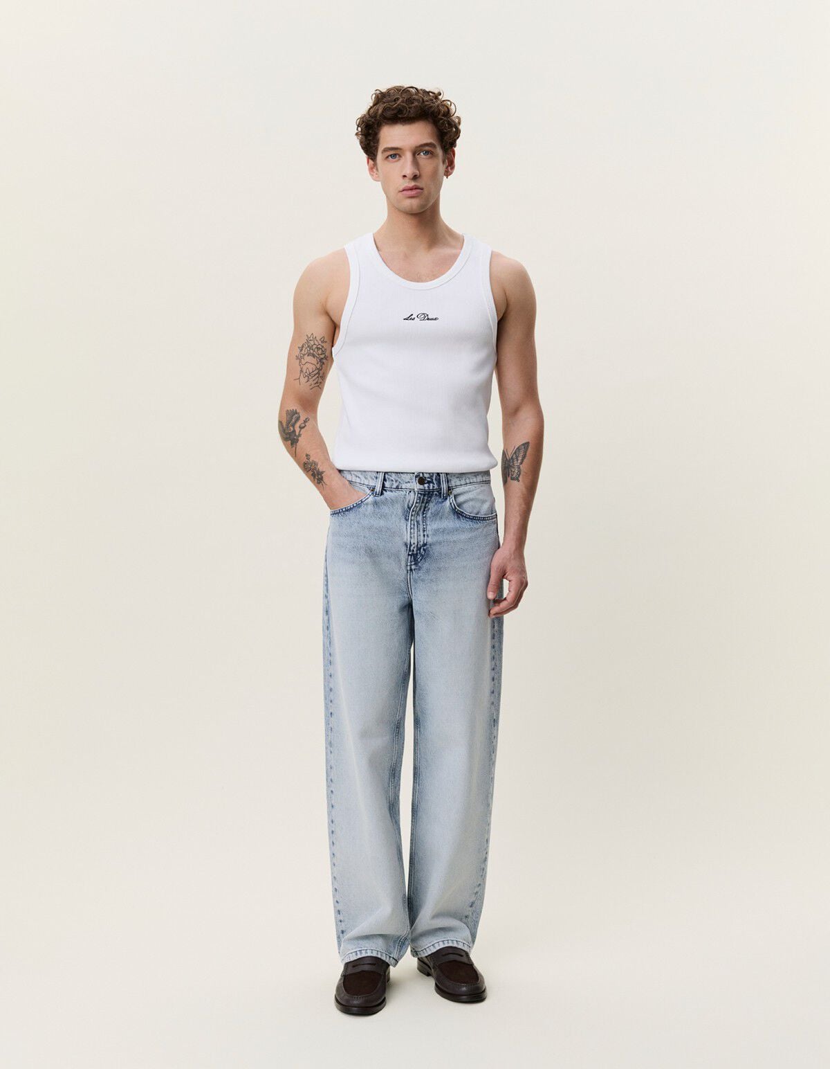 Roi Bleached Denim Jeans