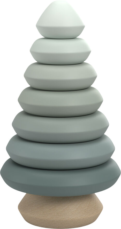 Stacking Toy Tree,  - Dusty Green