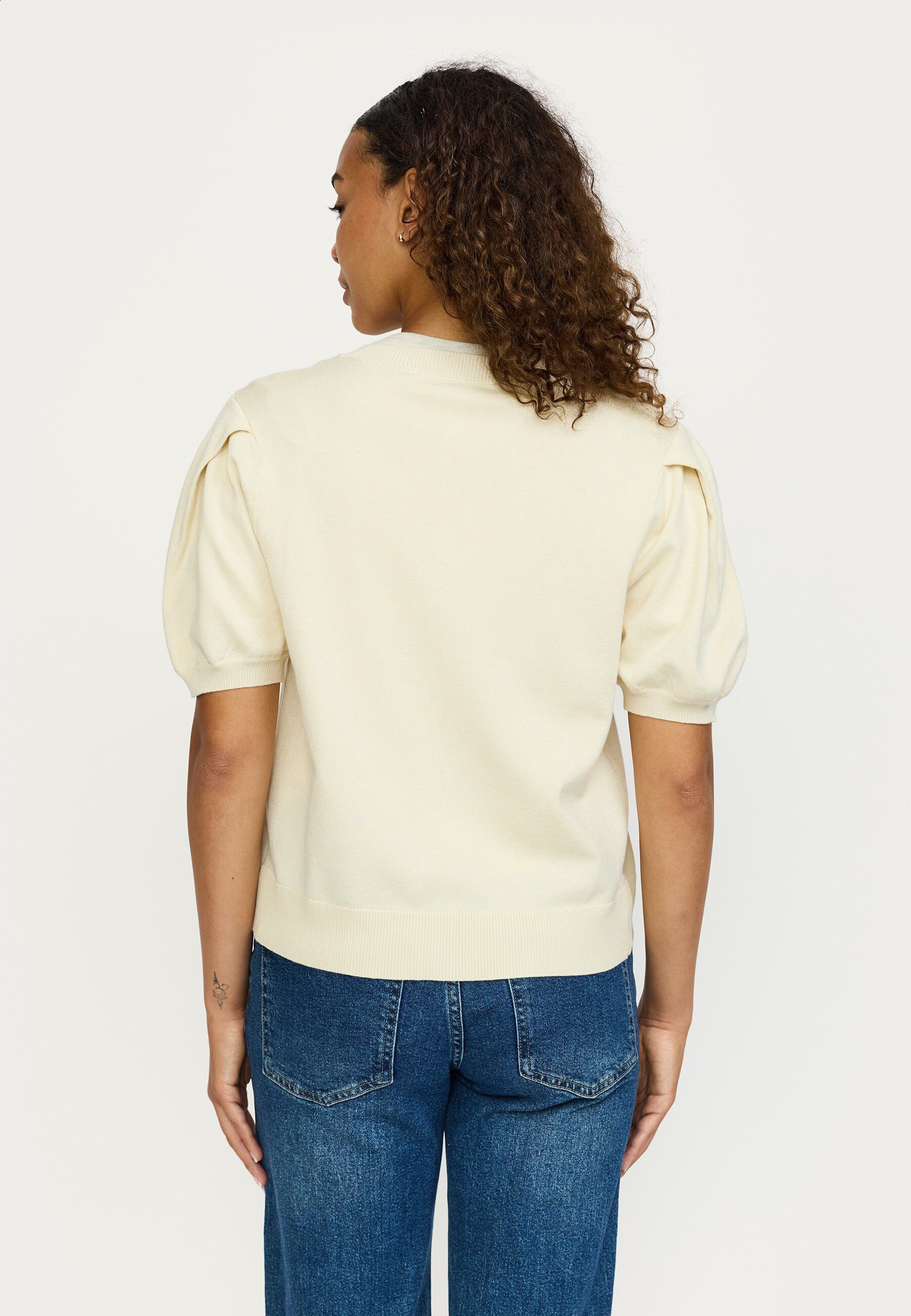 SRMarla SS O-neck Cardigan Knit
