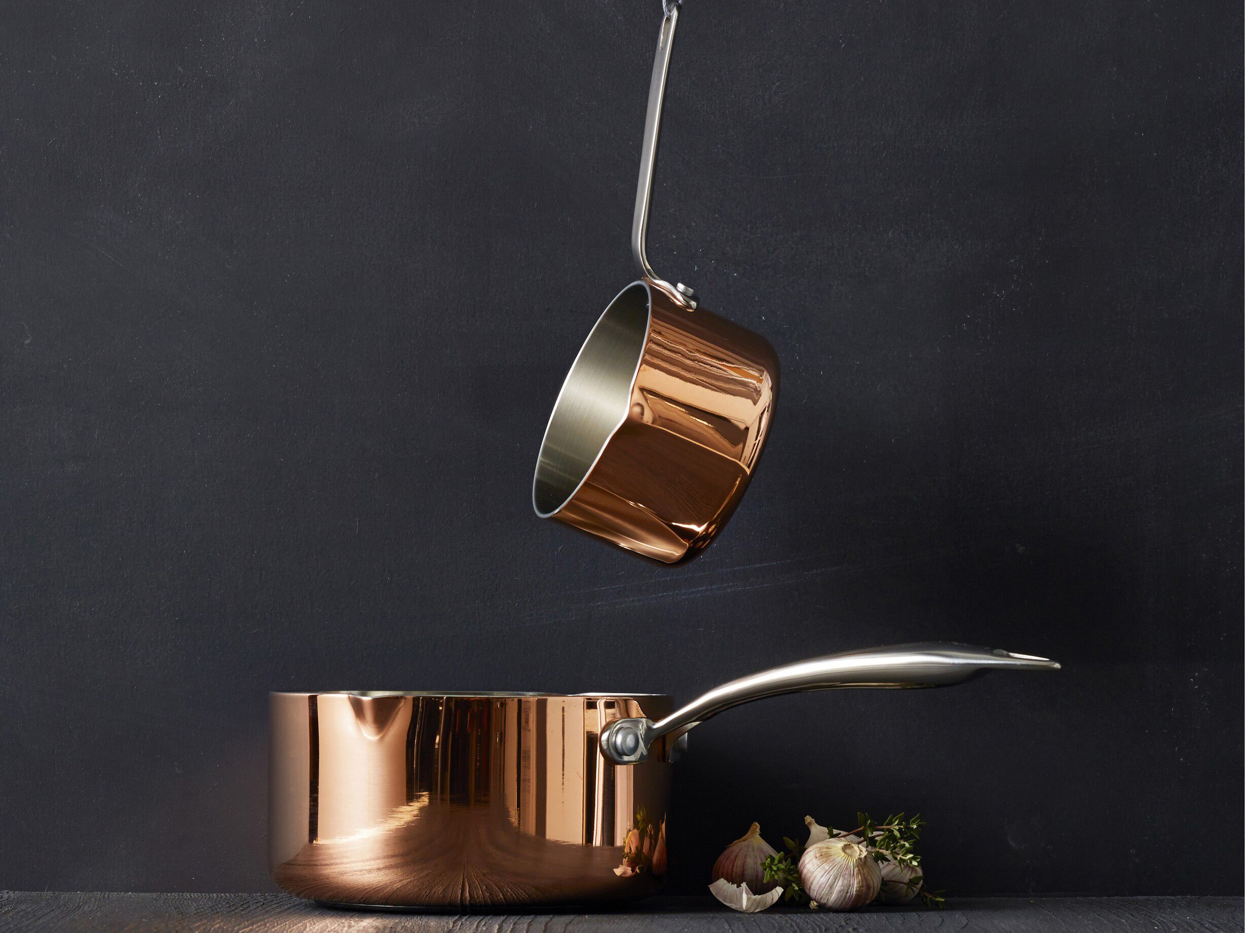 Kastrull Mini 0,4L Koppar Blom