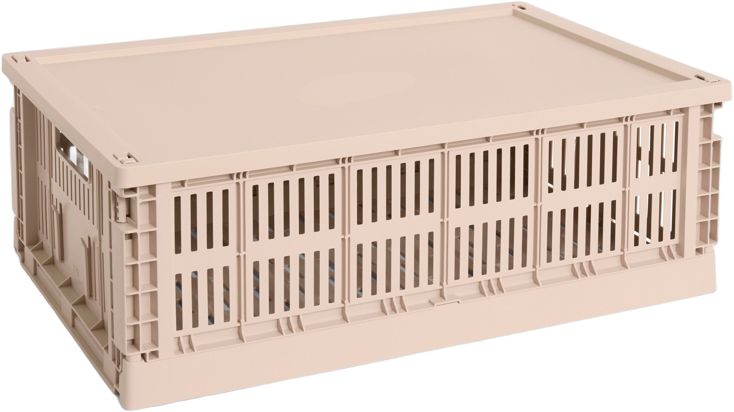 HAY Colour Crate Lid Plastic-Large-Powder