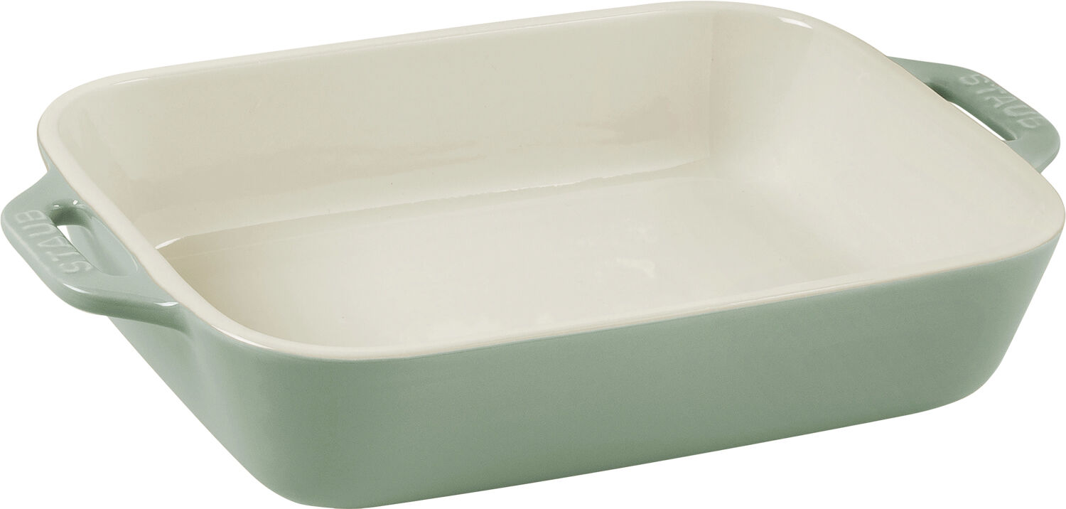 Ceramique Ugnsform set 2 Eukalyptus rekt