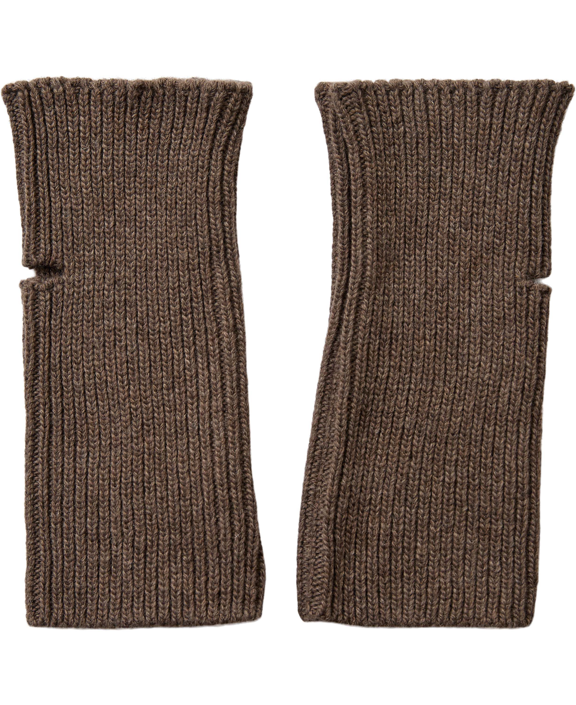 Short Fingerless Glove Beige