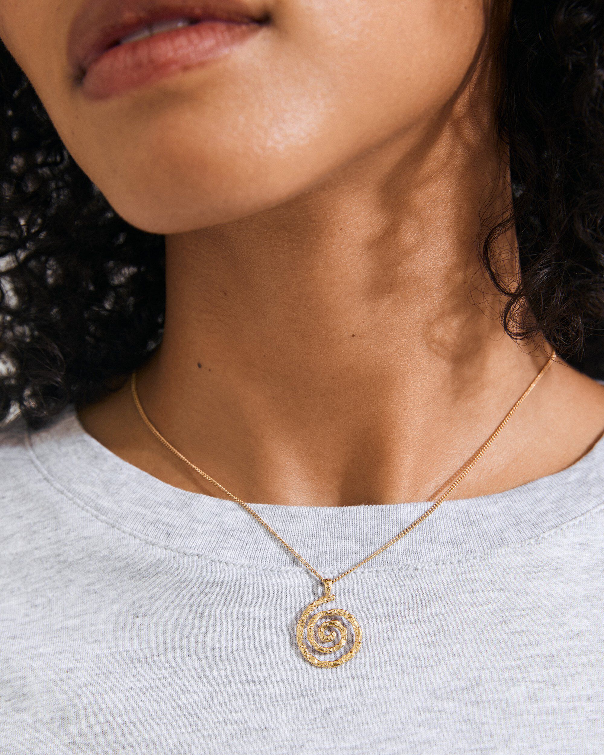 STILL necklace gold-plated