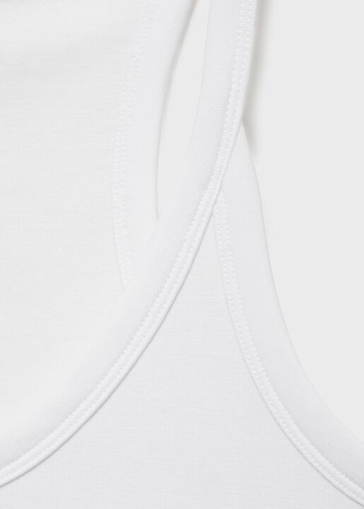 Cotton top with straps
