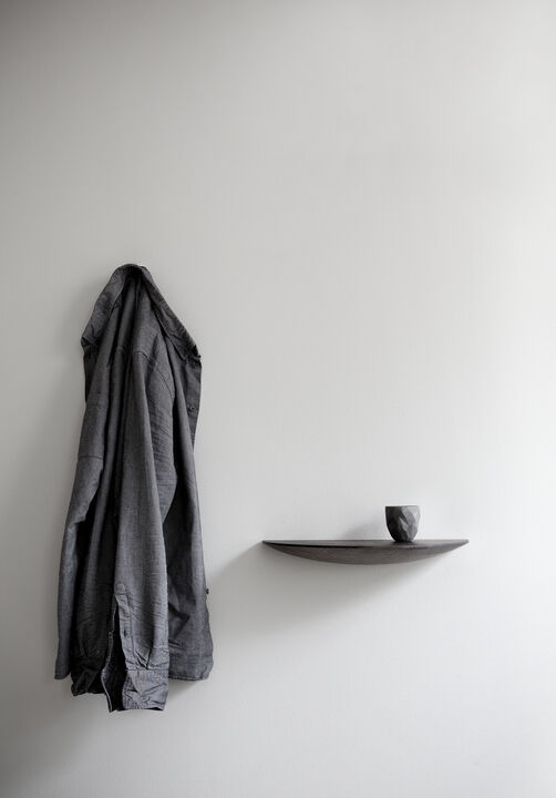 Gridy Fungi Shelf, Small, Black Oak