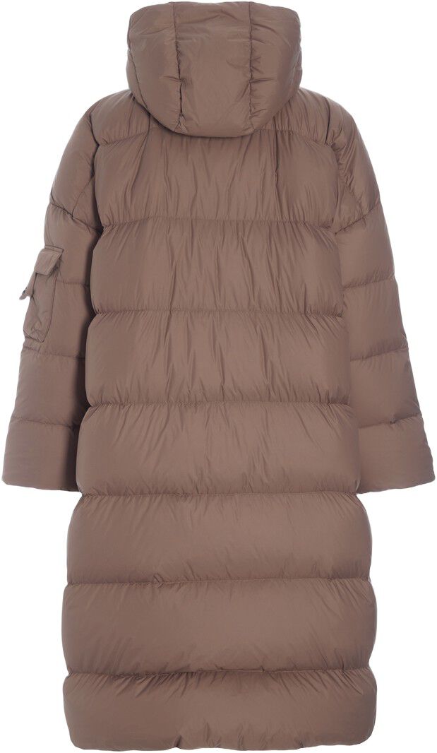 Feather down frakke med lommer