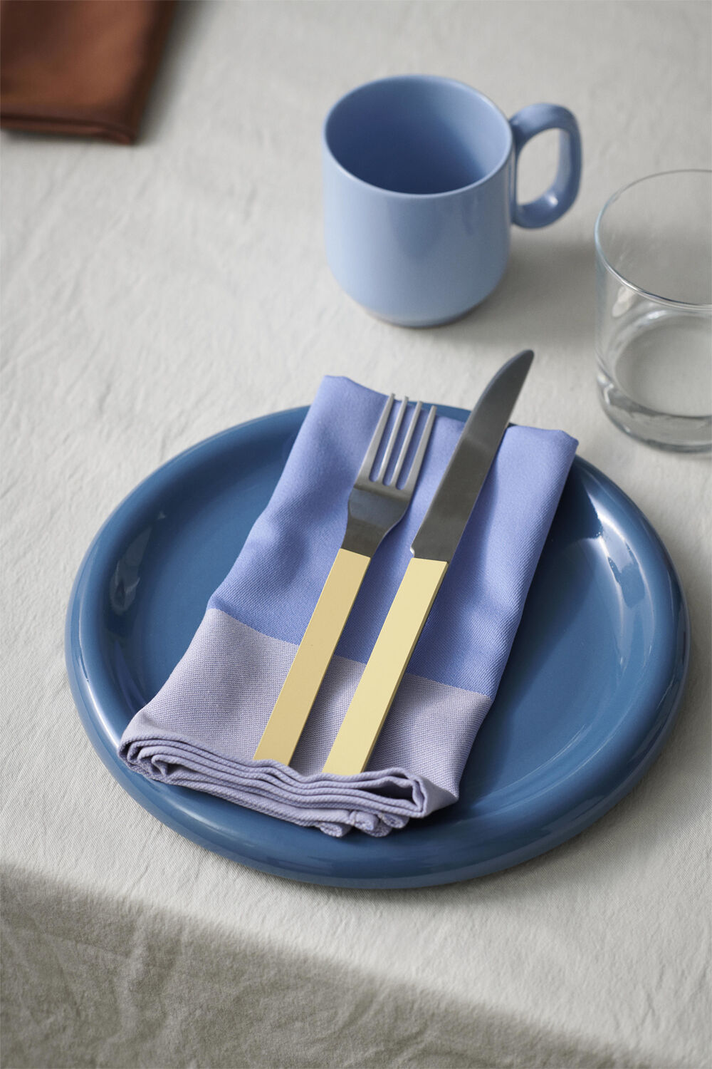 Barro Plate-Set of 2-&Oslash;24-Dark blue