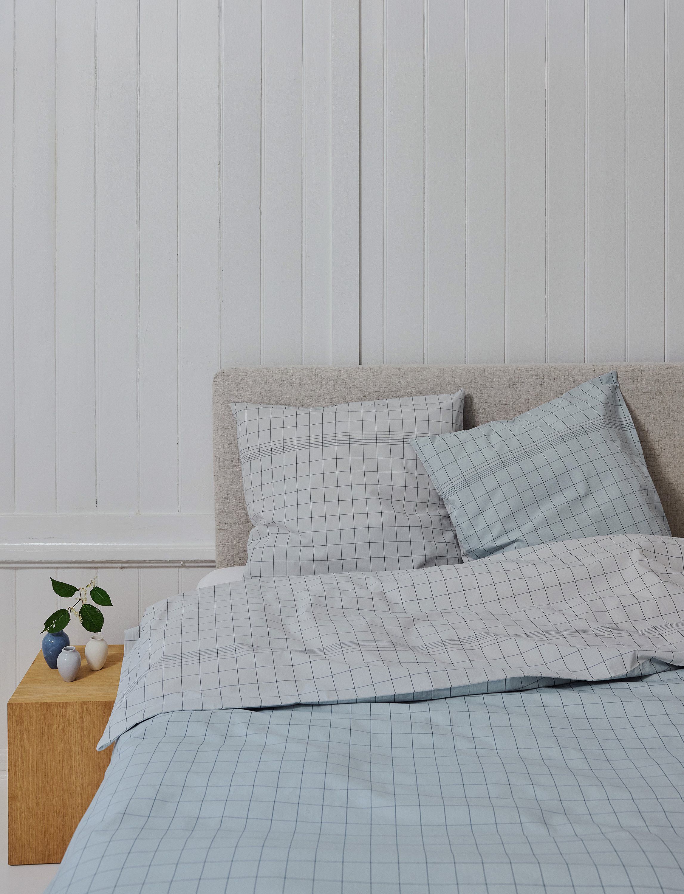 Vibeke Klint s&auml;ngkl&auml;der 140x220 cm/50x70 cm blue