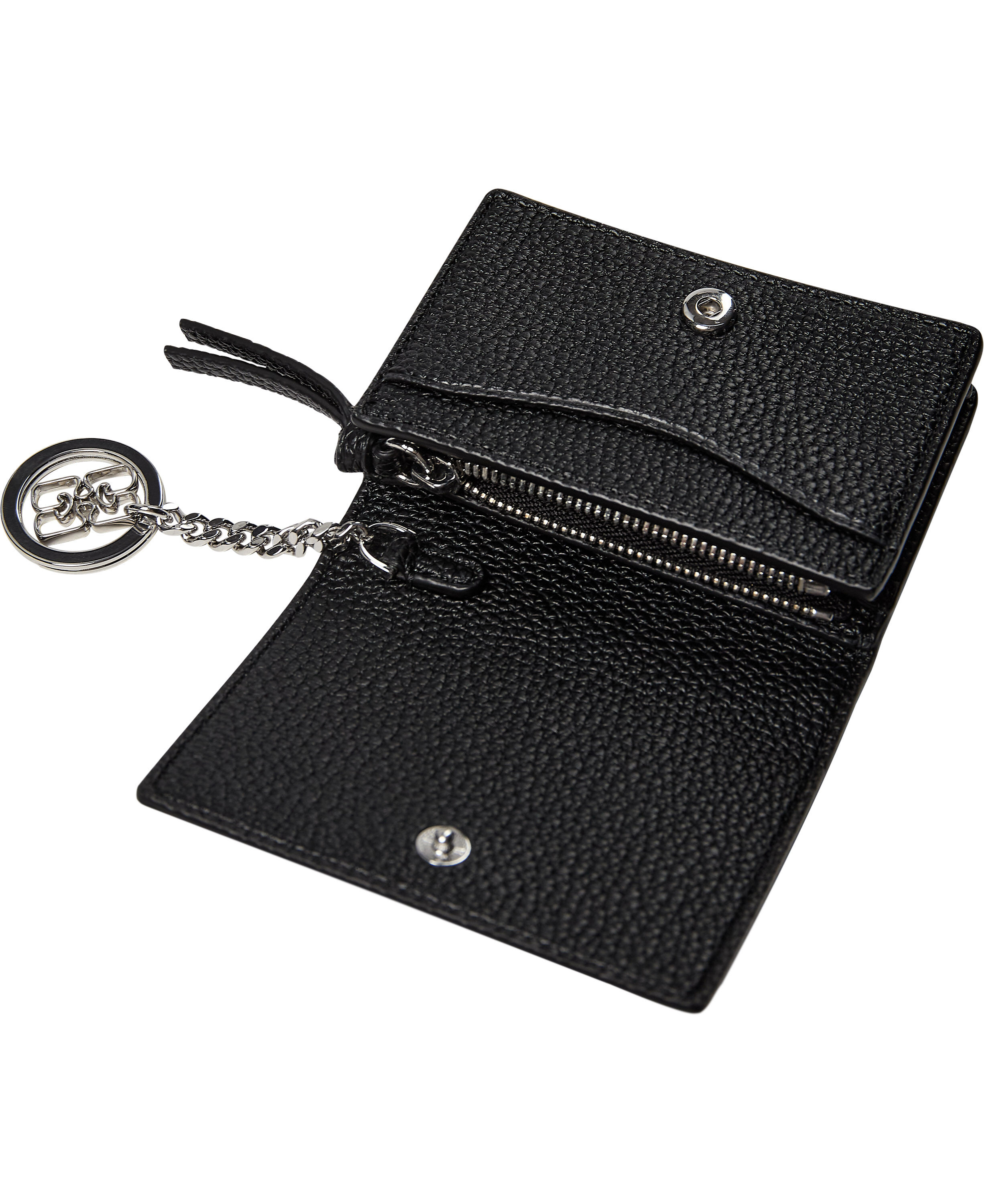 Ganni Card Holder With Flap Grained