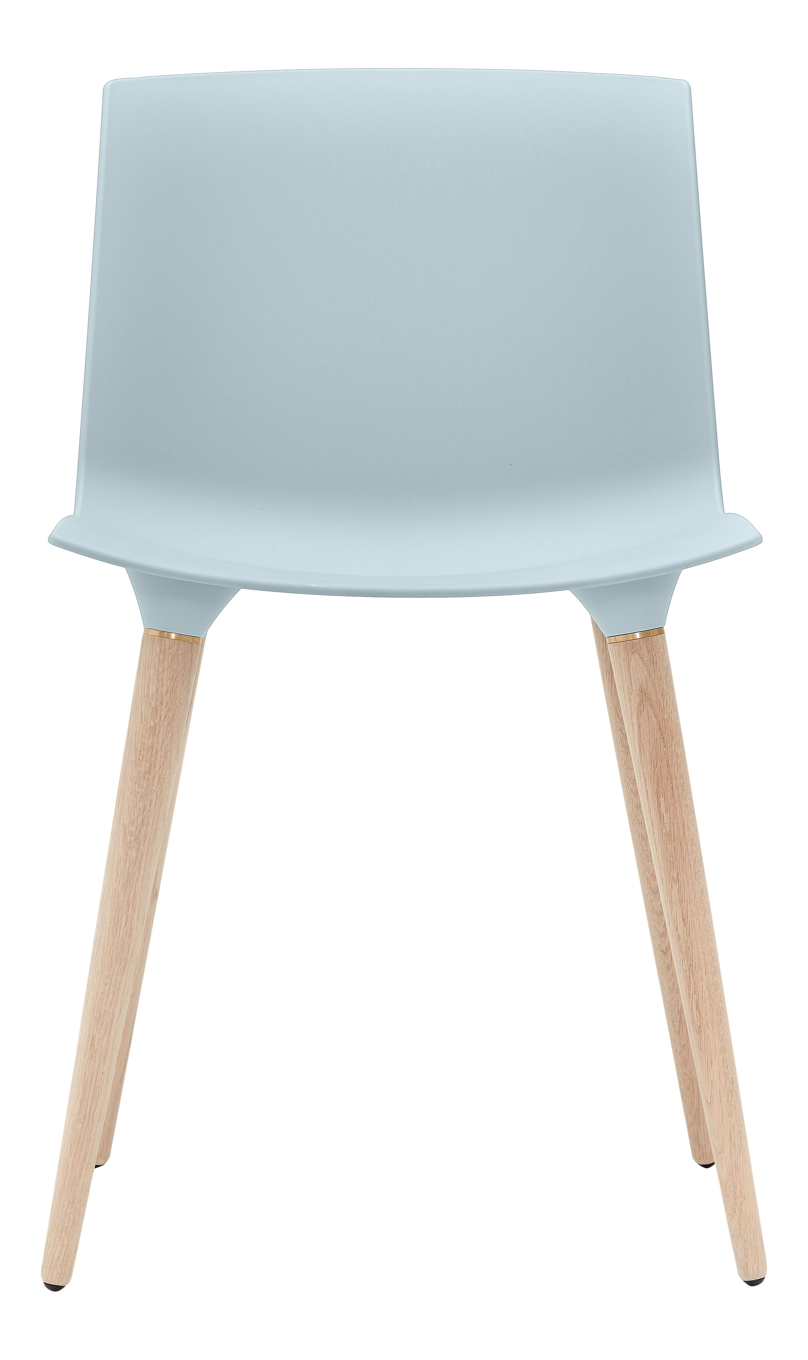 TAC Chair plast Iceblue / Oak white pigm. lacquer