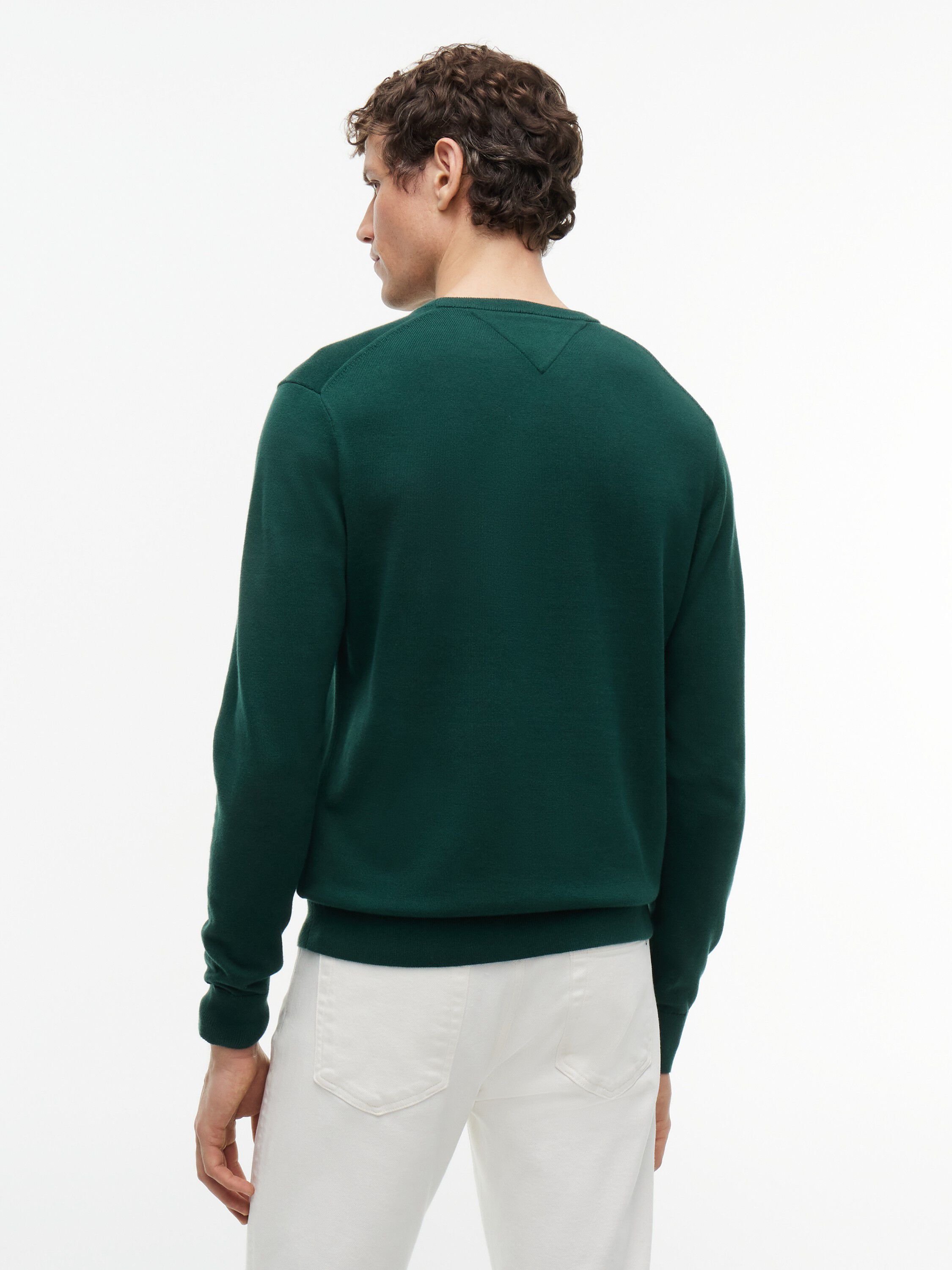Flag Embroidery Crew Neck Jumper