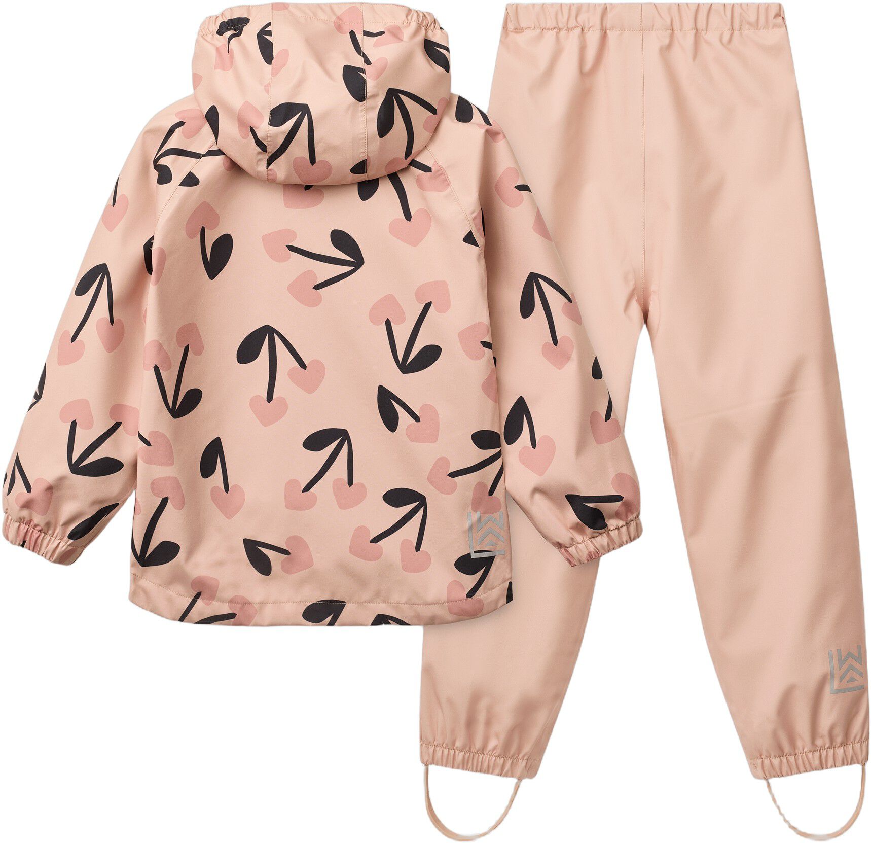 Pedia Rainwear Set Mini cherry hear