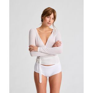 Anne Wrap L/S Wool Top