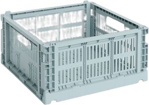 HAY Colour Crate-Medium Square-Dusty blue