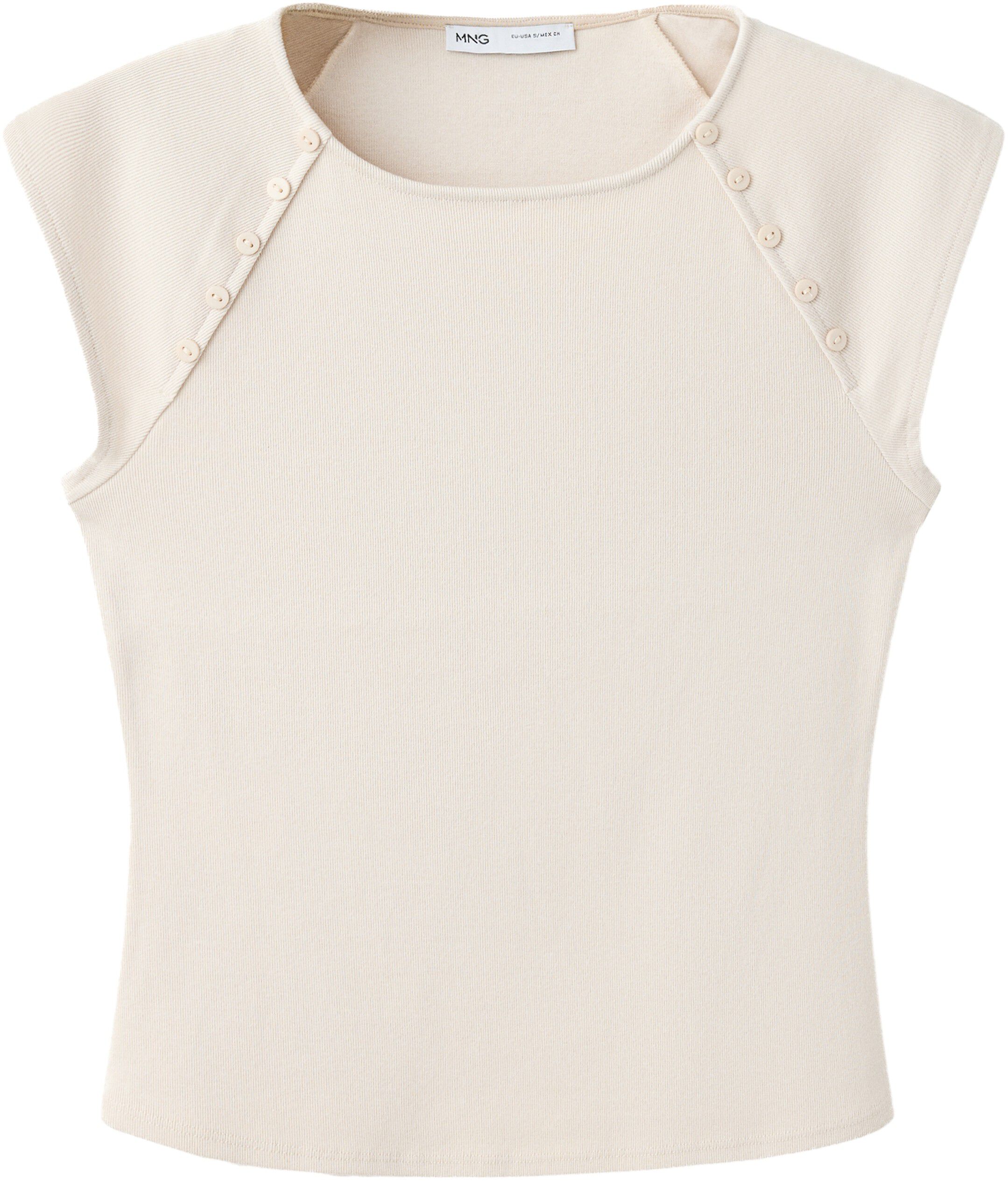 Button Detail T-shirt