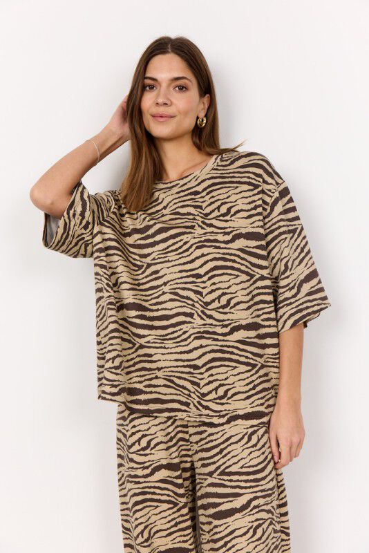 SC-SALOME 1 T-shirt M&oslash;rk brun