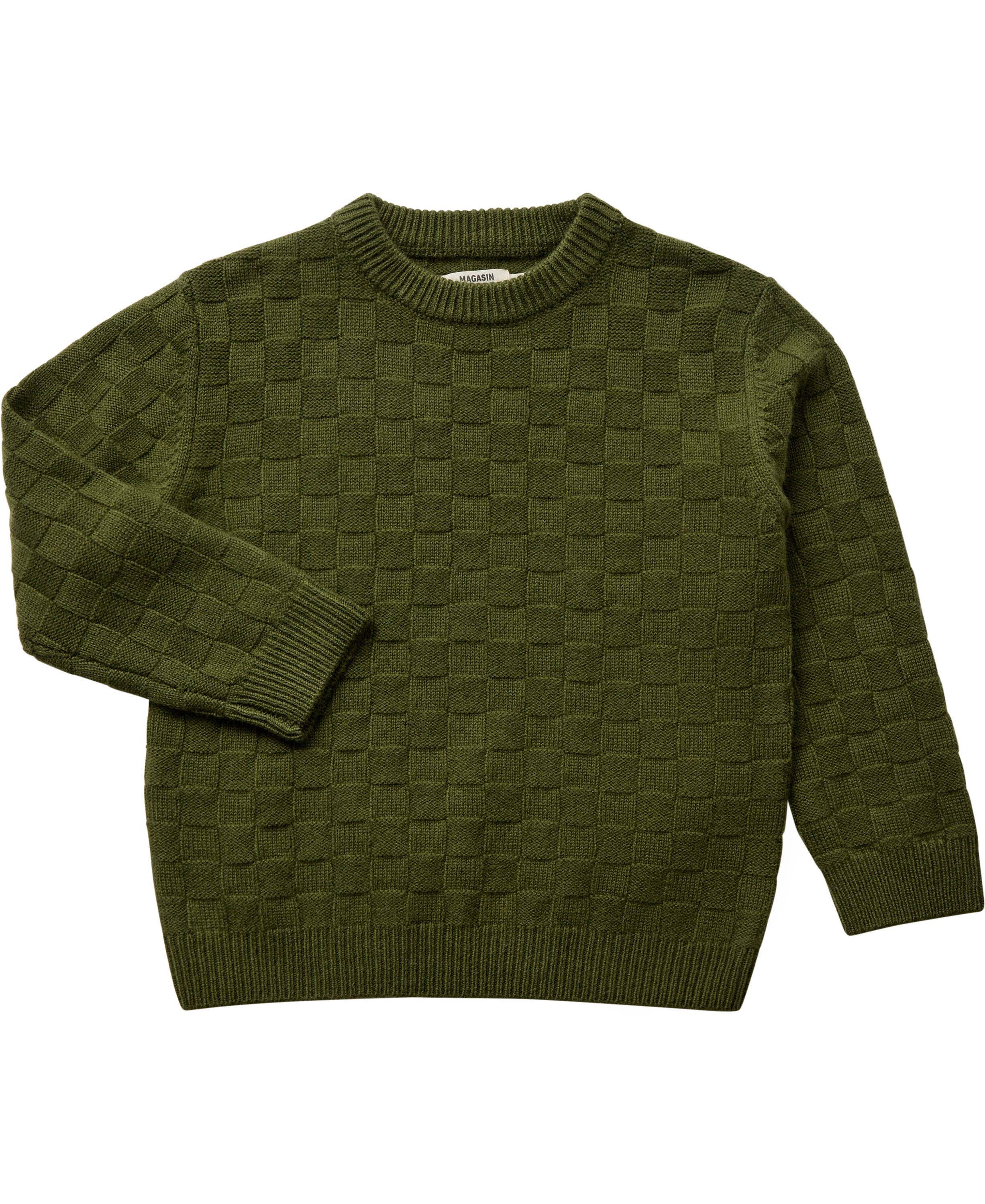 Strikka 8 RWS wool & GCS cashmere pullover (texture)