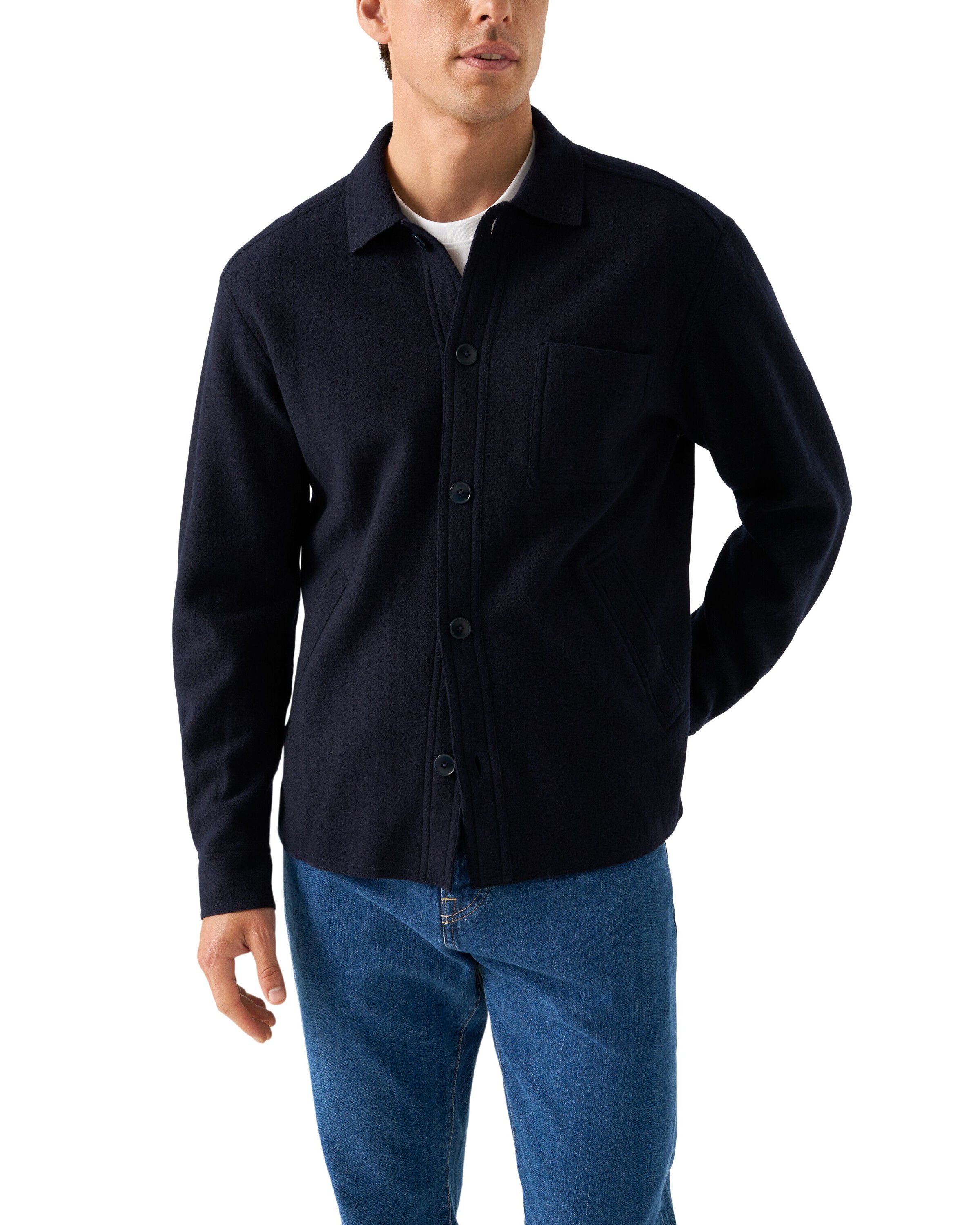Boiled Wool Overshirt