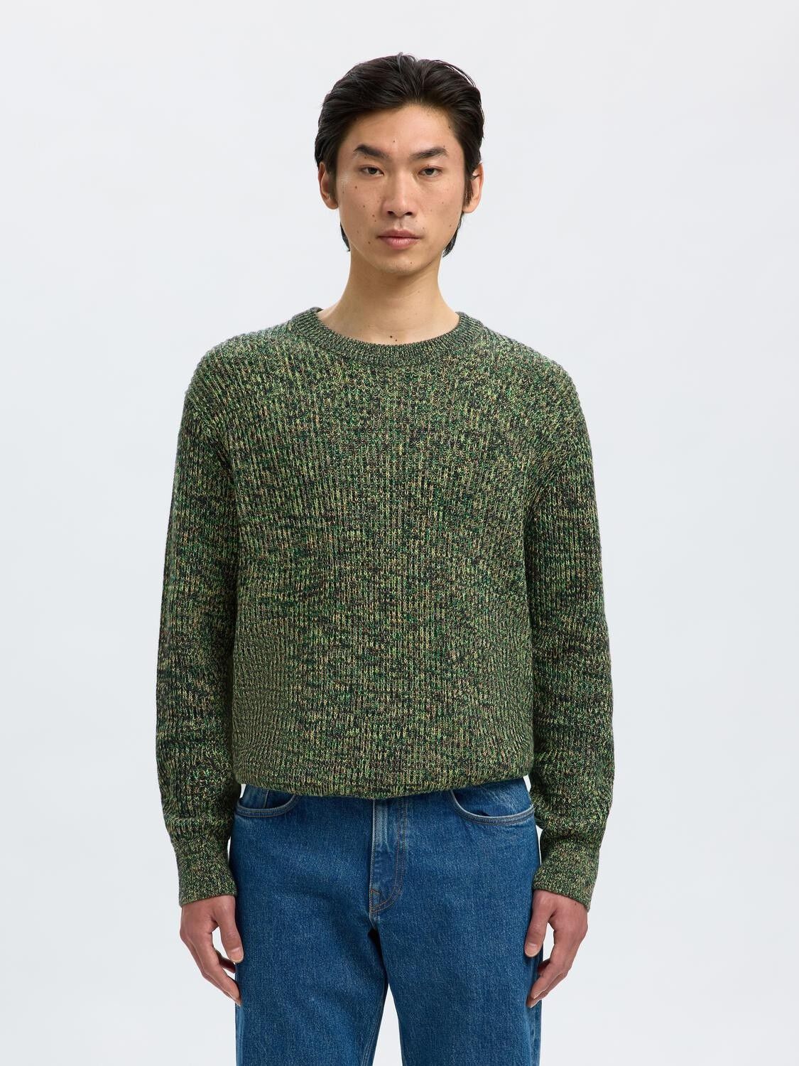 SLHTILUM LS KNIT RELAXED CREW NECK