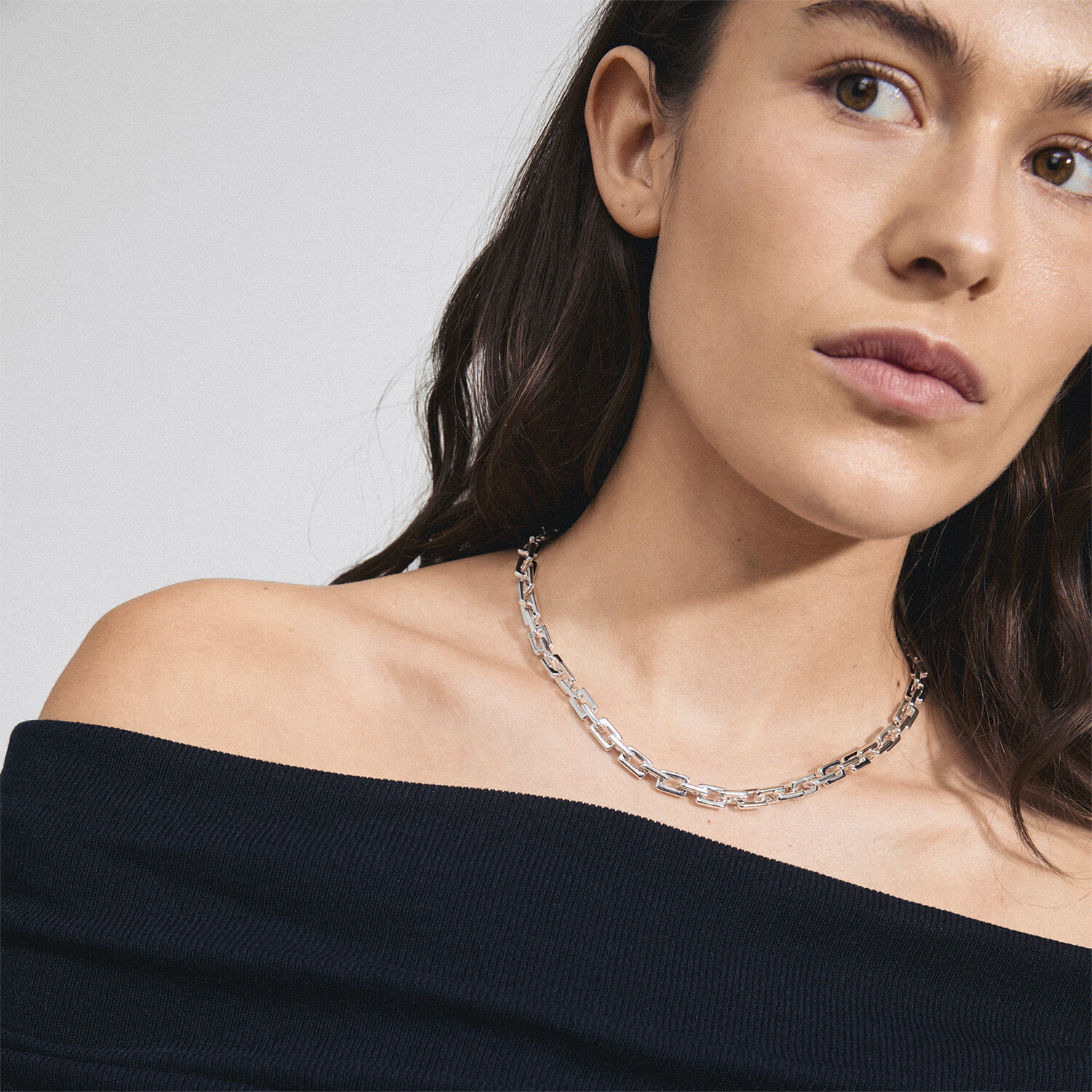 FEEL recycled necklace silver-plated