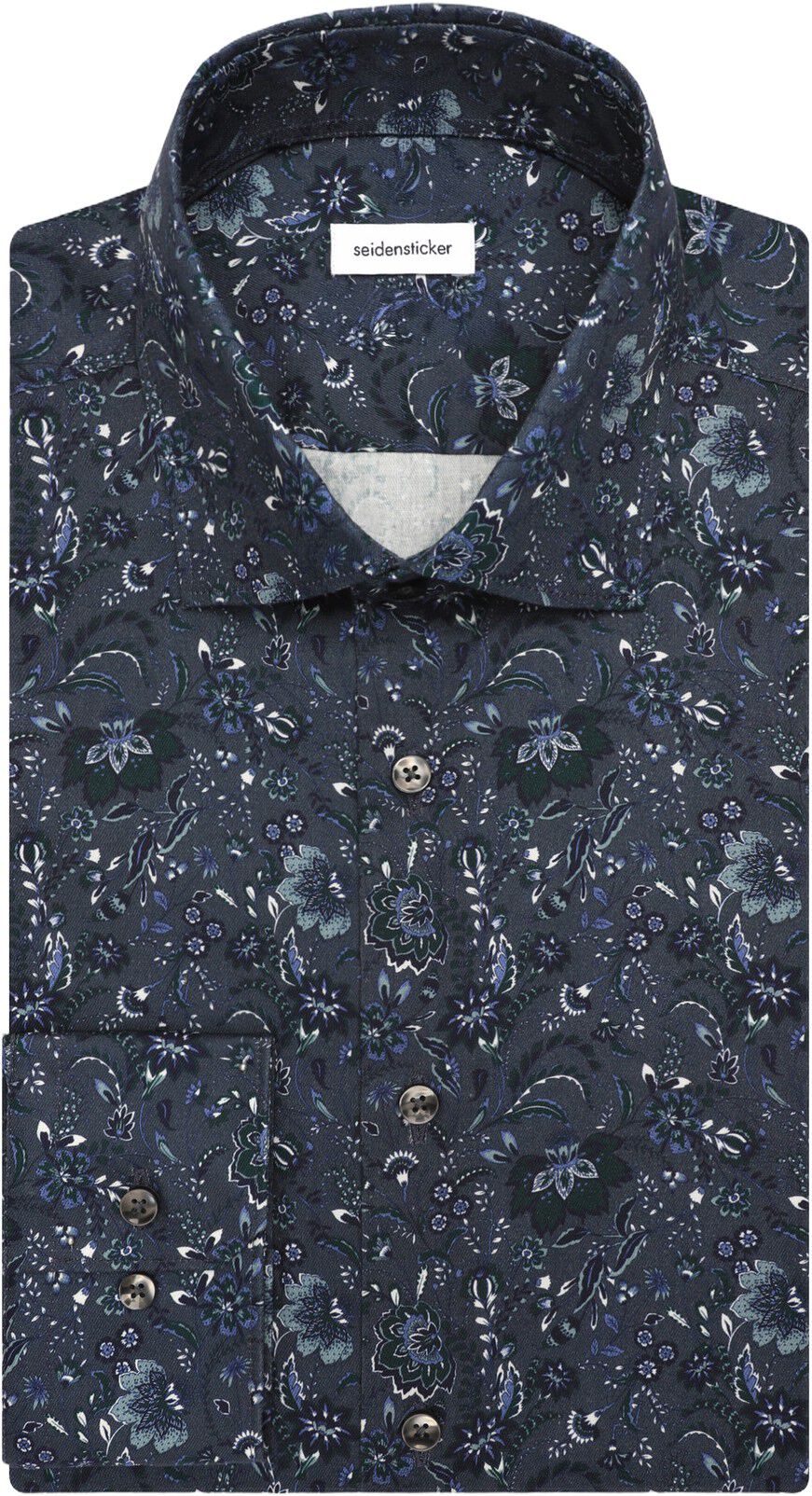Business shirt Slim 1/1 Kent-Collar Print