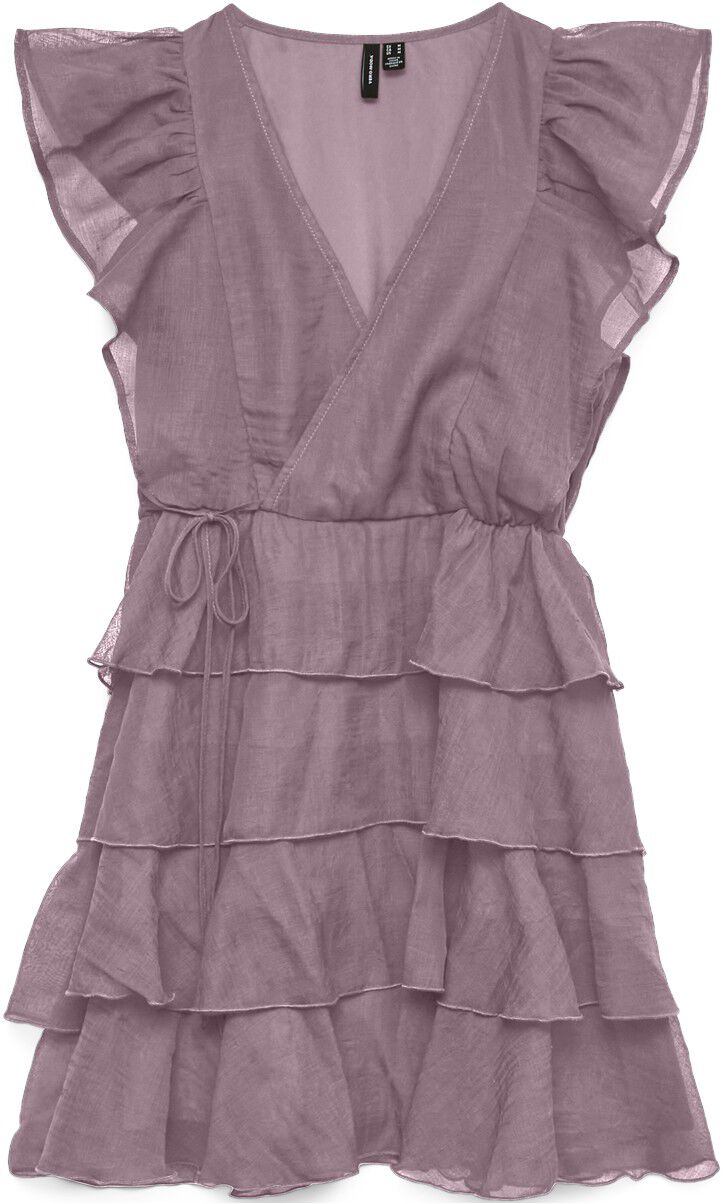 Vmsabrina Ss Short Flounce Dress Wvn Exp