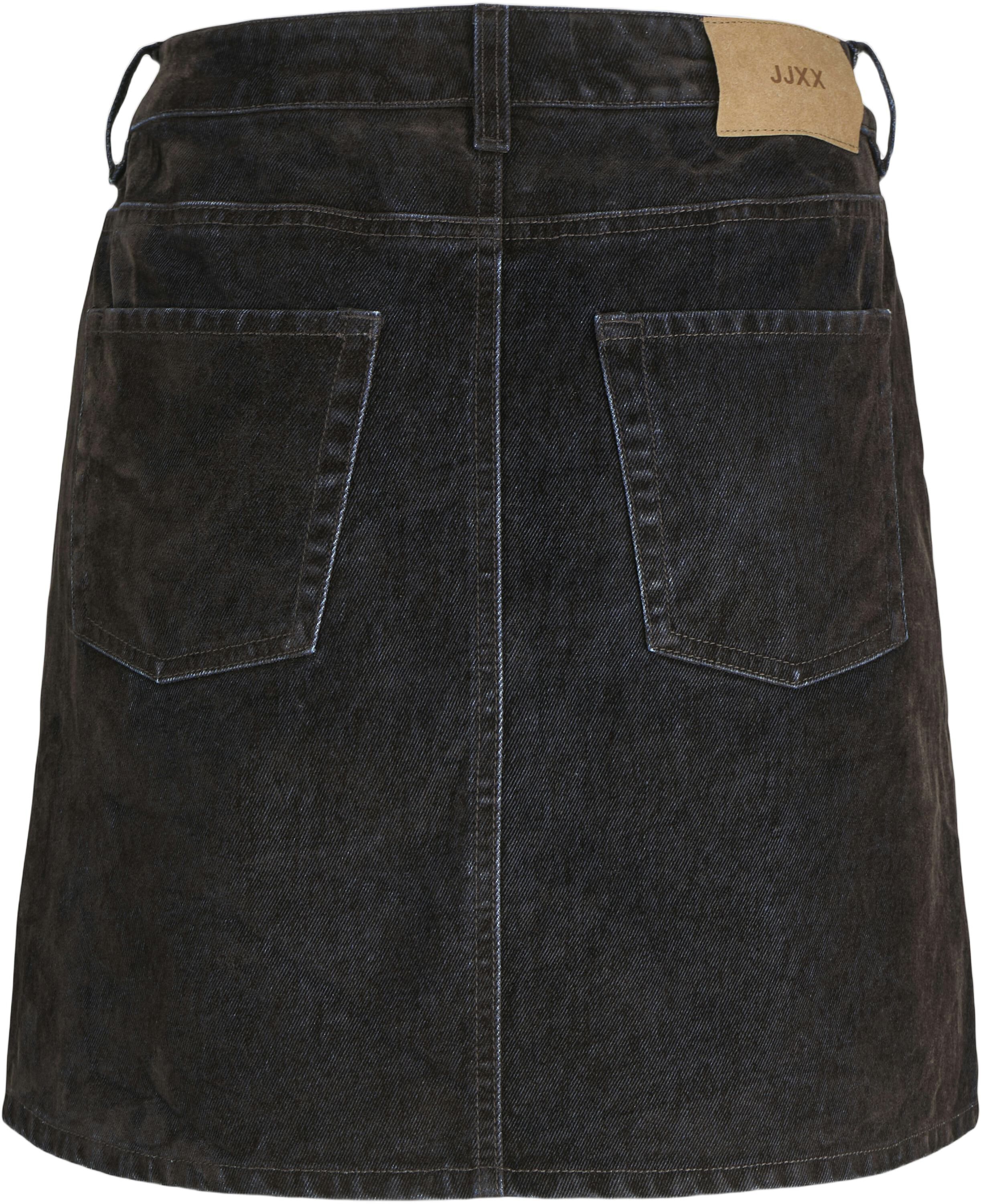 JXMIA FLOCK SHORT DENIM SKIRT DNM